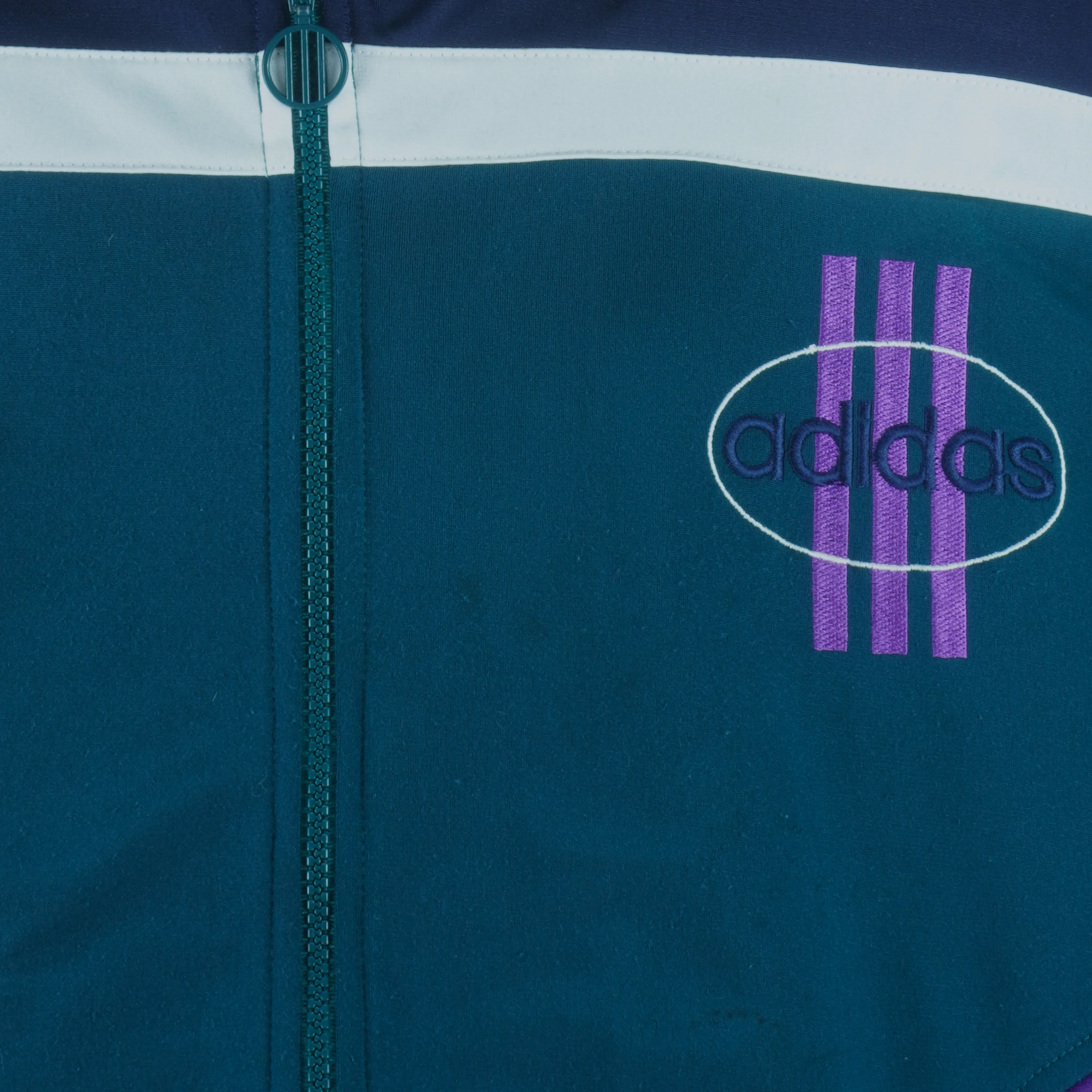 Adidas - Blue Colorway Sports Track Jacket 1990s X-Large - Image 4