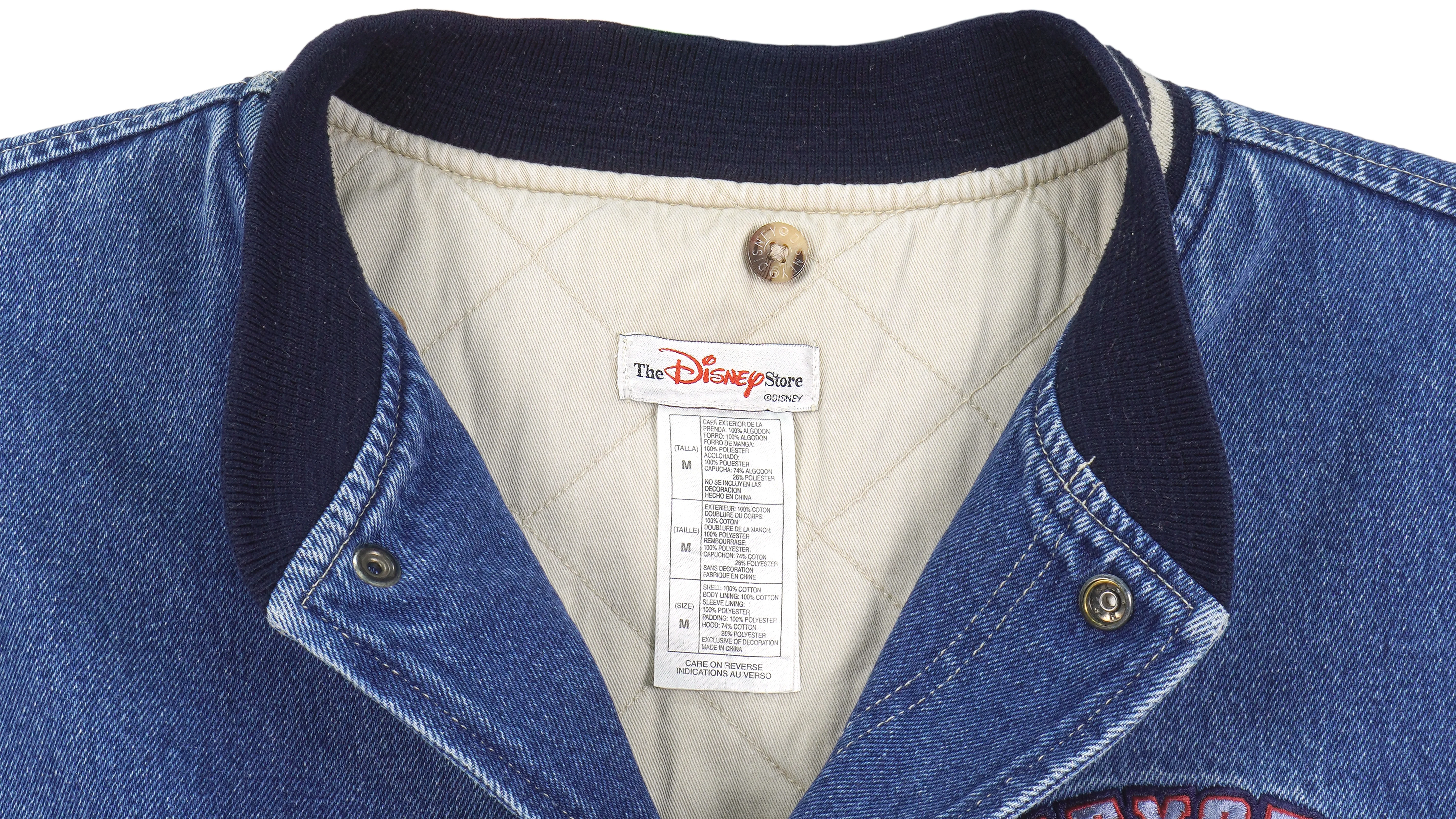 Disney - Eeyore Embroidered Button-Up Jacket 1990s Medium - Image 3