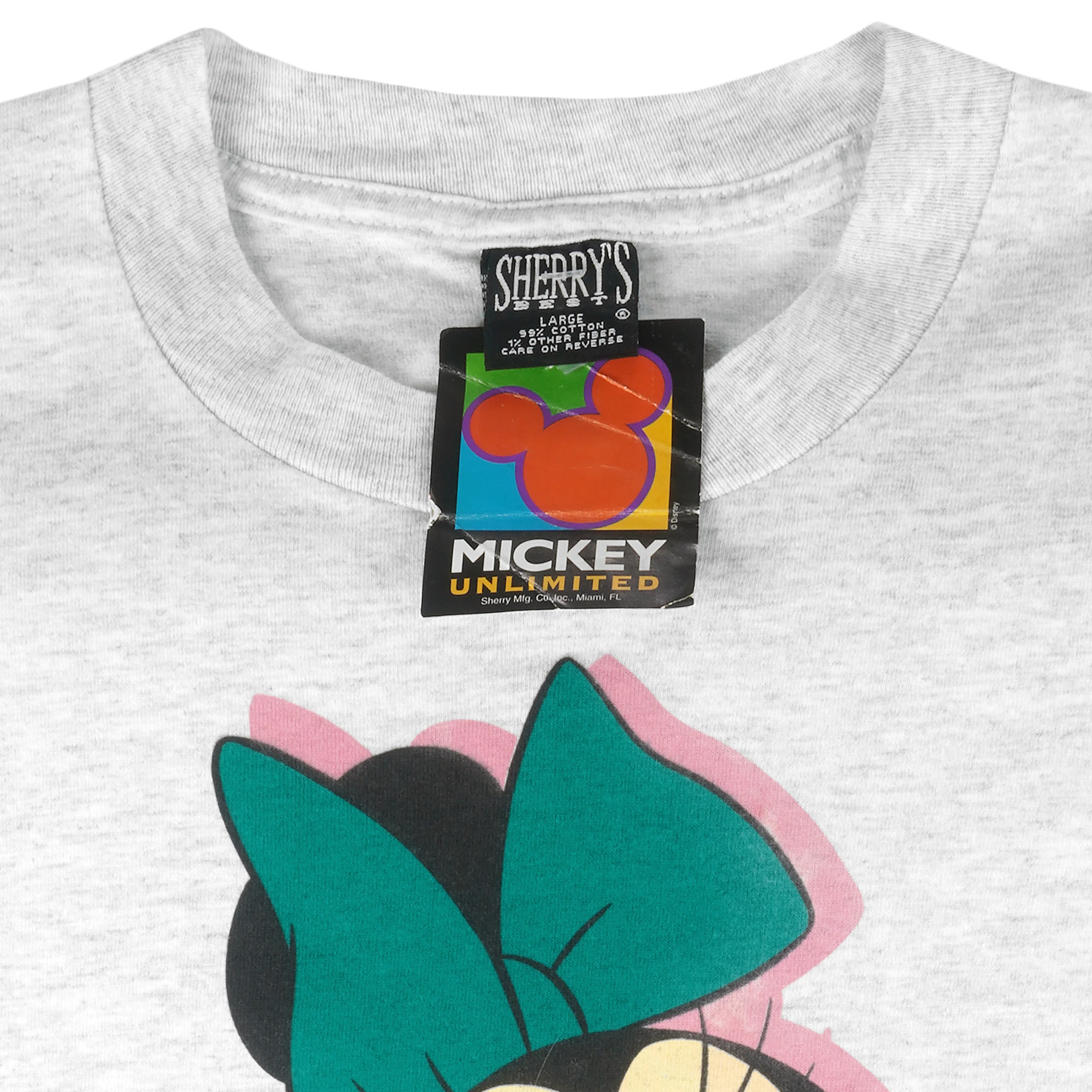 Disney (Sherrys) - Minnie Mouse Florida Deadstock T-Shirt 1990s Large - Image 4