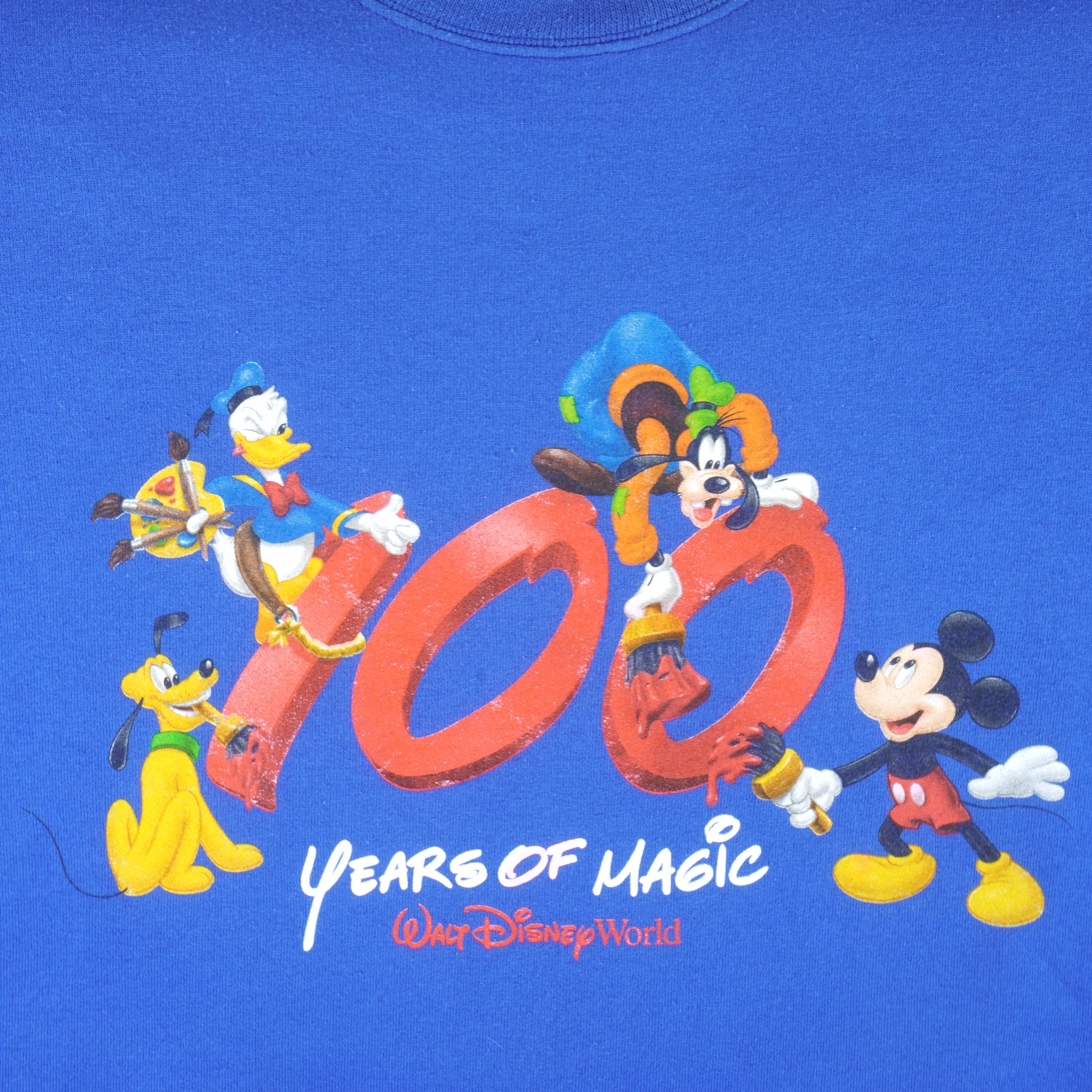 Disney - Walt Disney World 100 Years of Magic Sweatshirt 1990s X-Large - Image 3