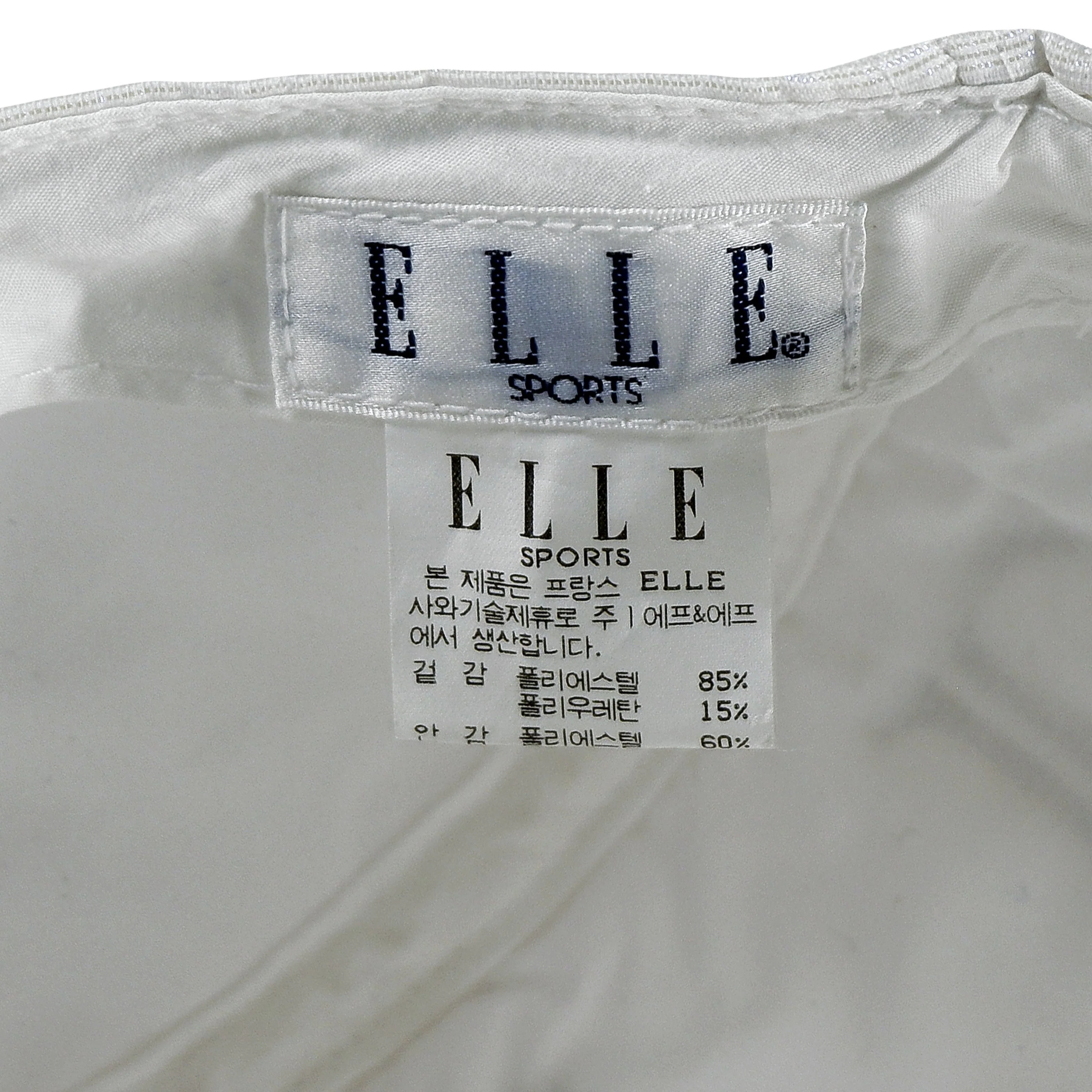 Elle Sports - White Spell-Out Fitted Hat - Image 4