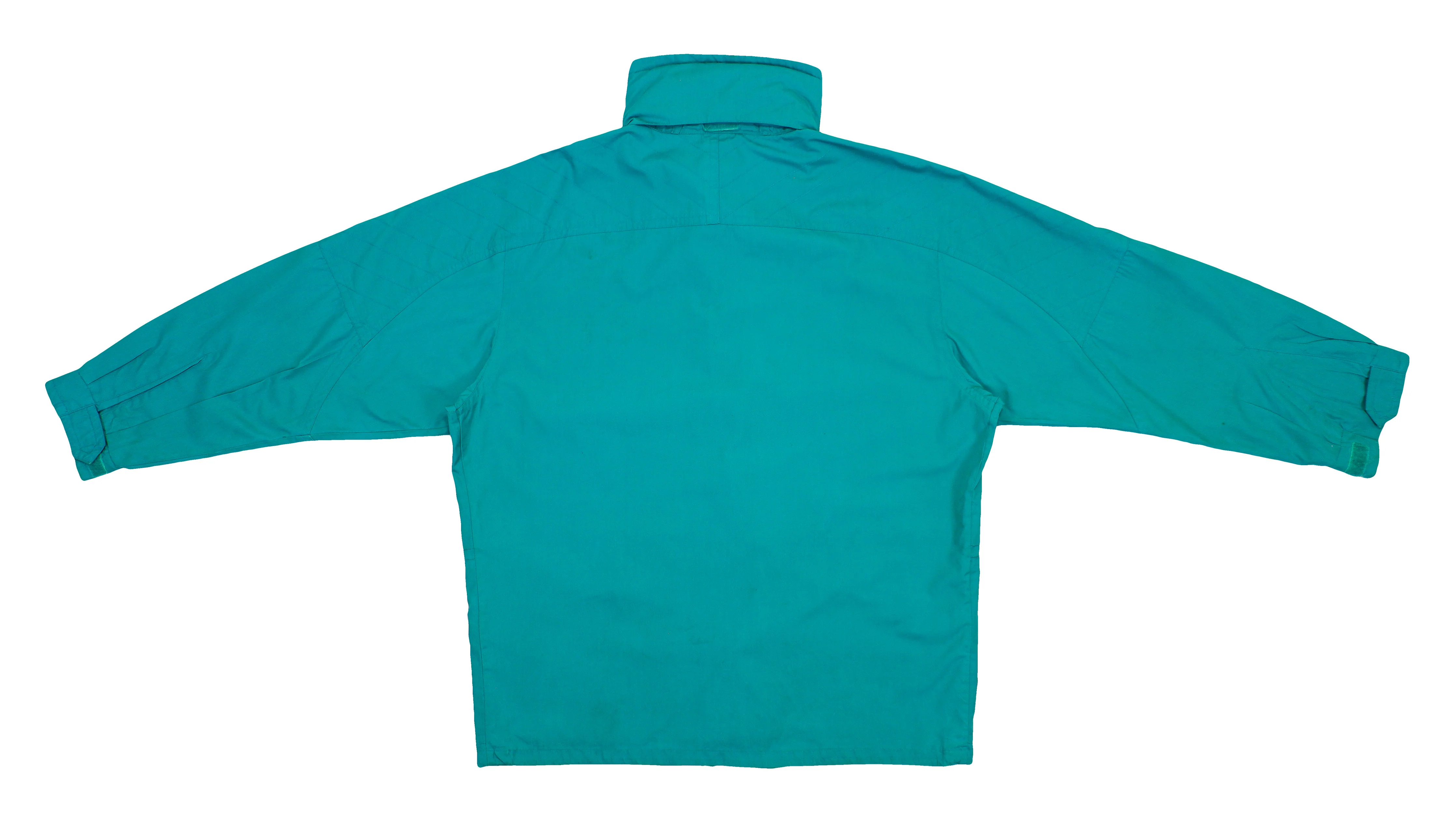 FILA - Green Denim Jacket 1990s X-Large - Image 2