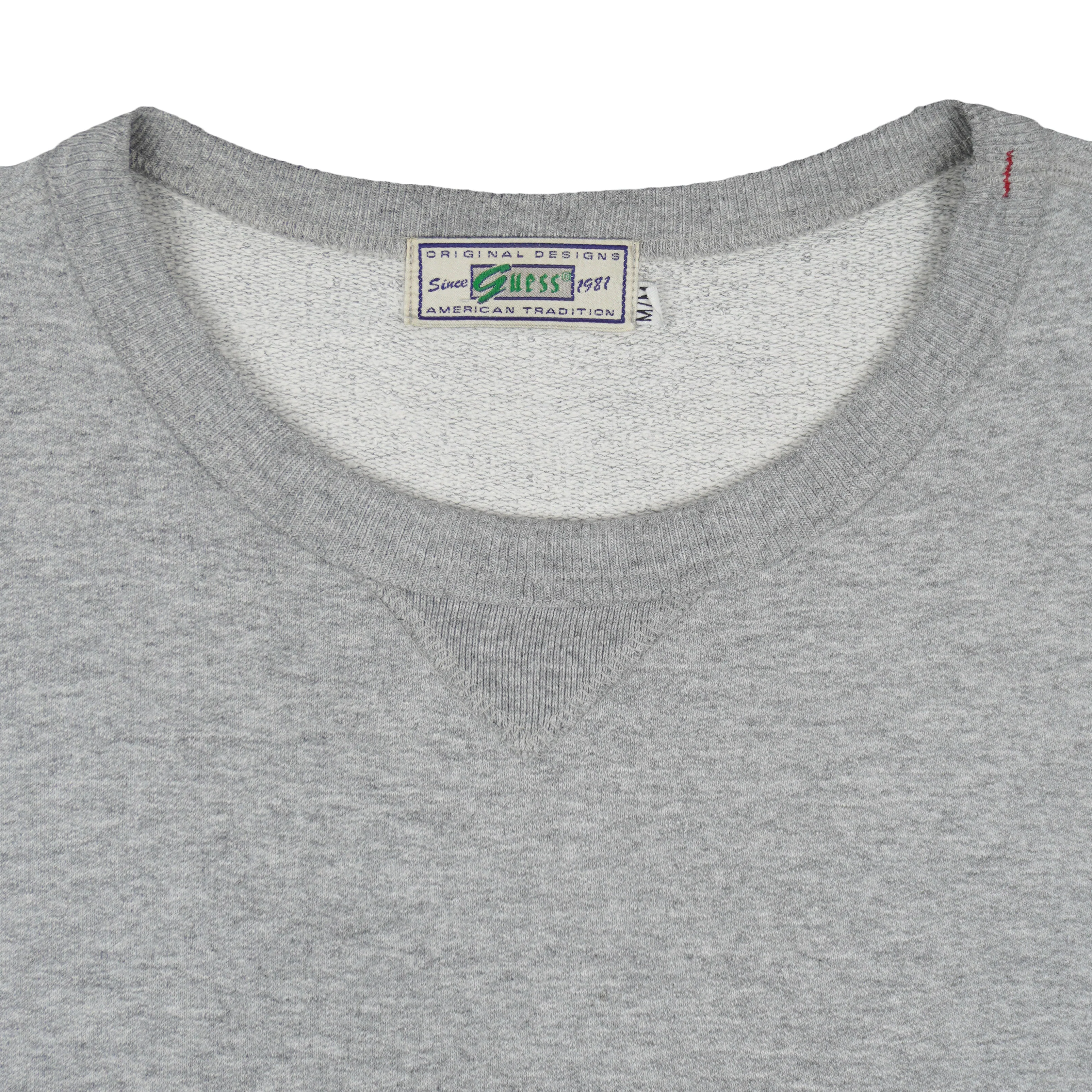 Guess - USA An American Tradition Spell-Out Crew Neck Sweatshirt 1990s X-Large - Image 3