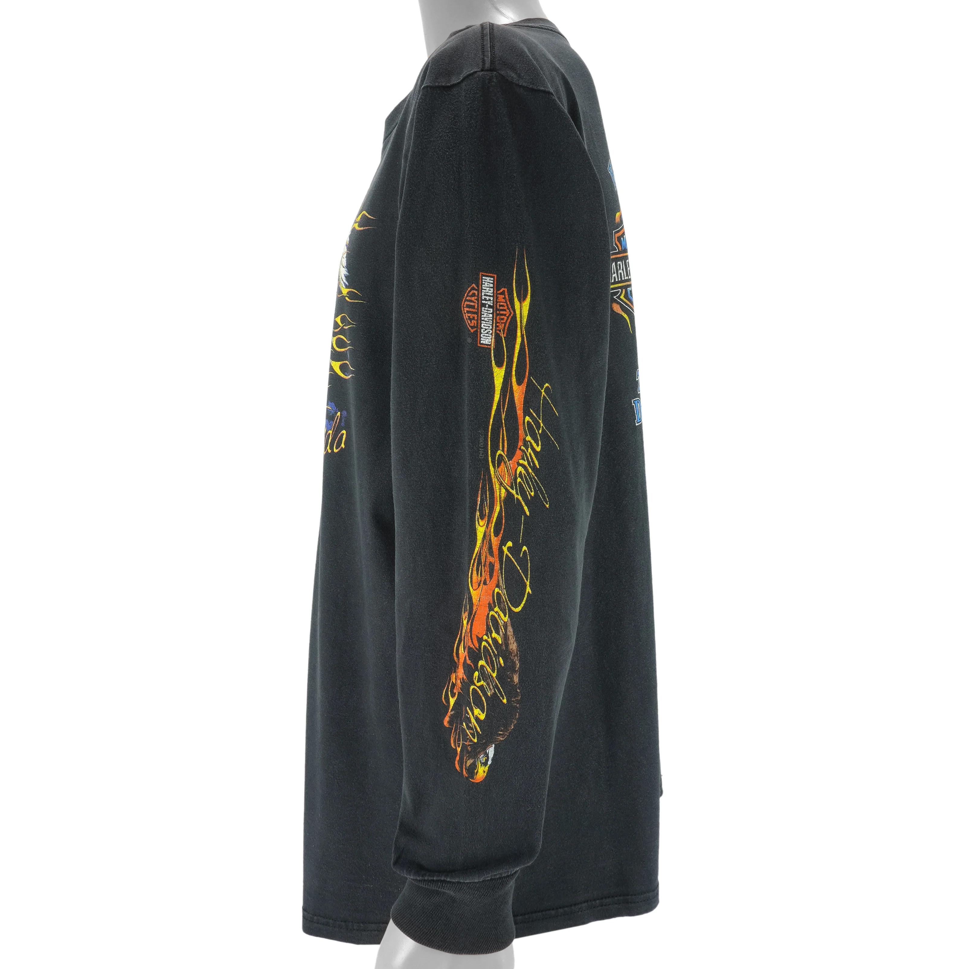 Harley Davidson - Daytona Beach Bike Week Long Sleeved Shirt 2001 X-Large - Image 3