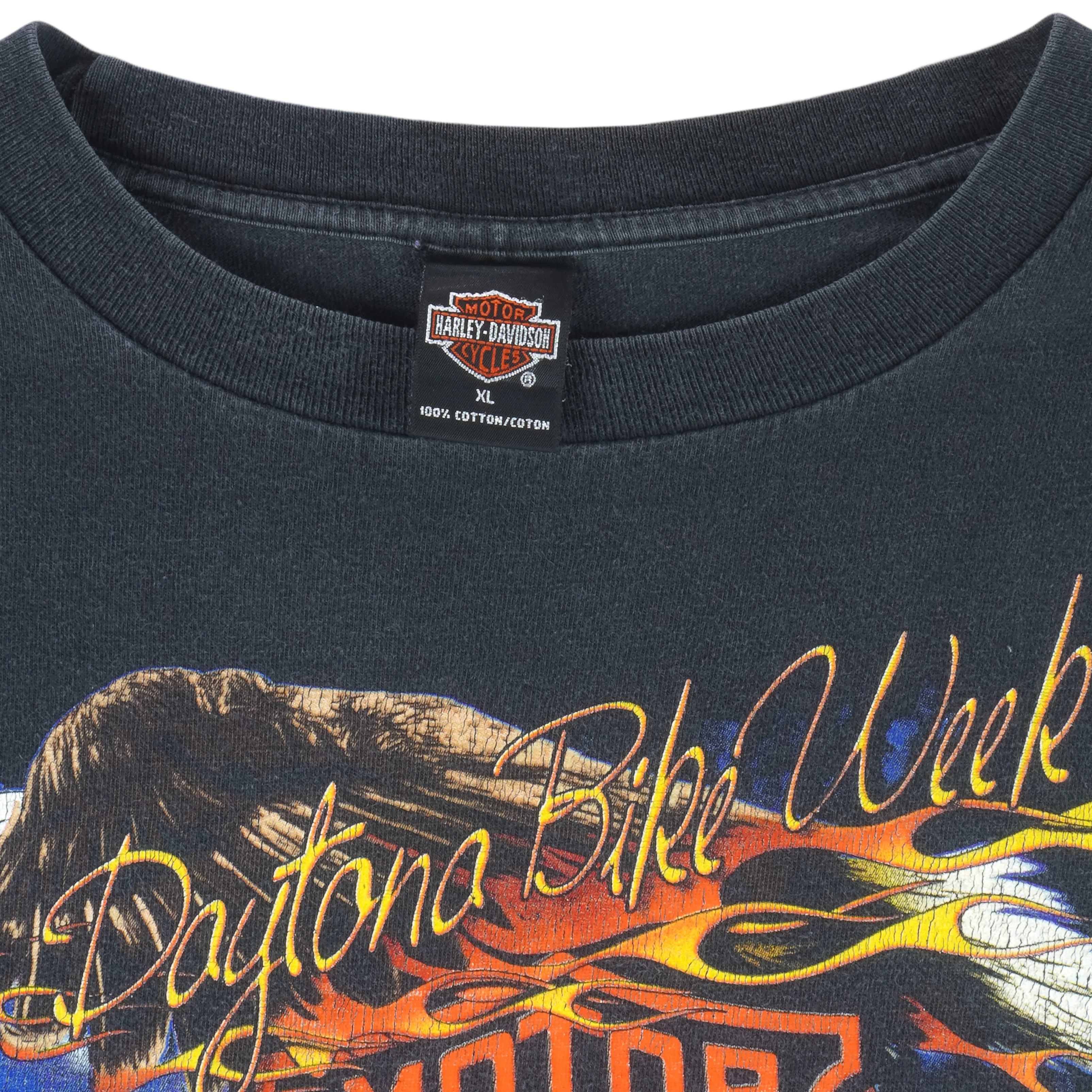 Harley Davidson - Daytona Beach Bike Week Long Sleeved Shirt 2001 X-Large - Image 5