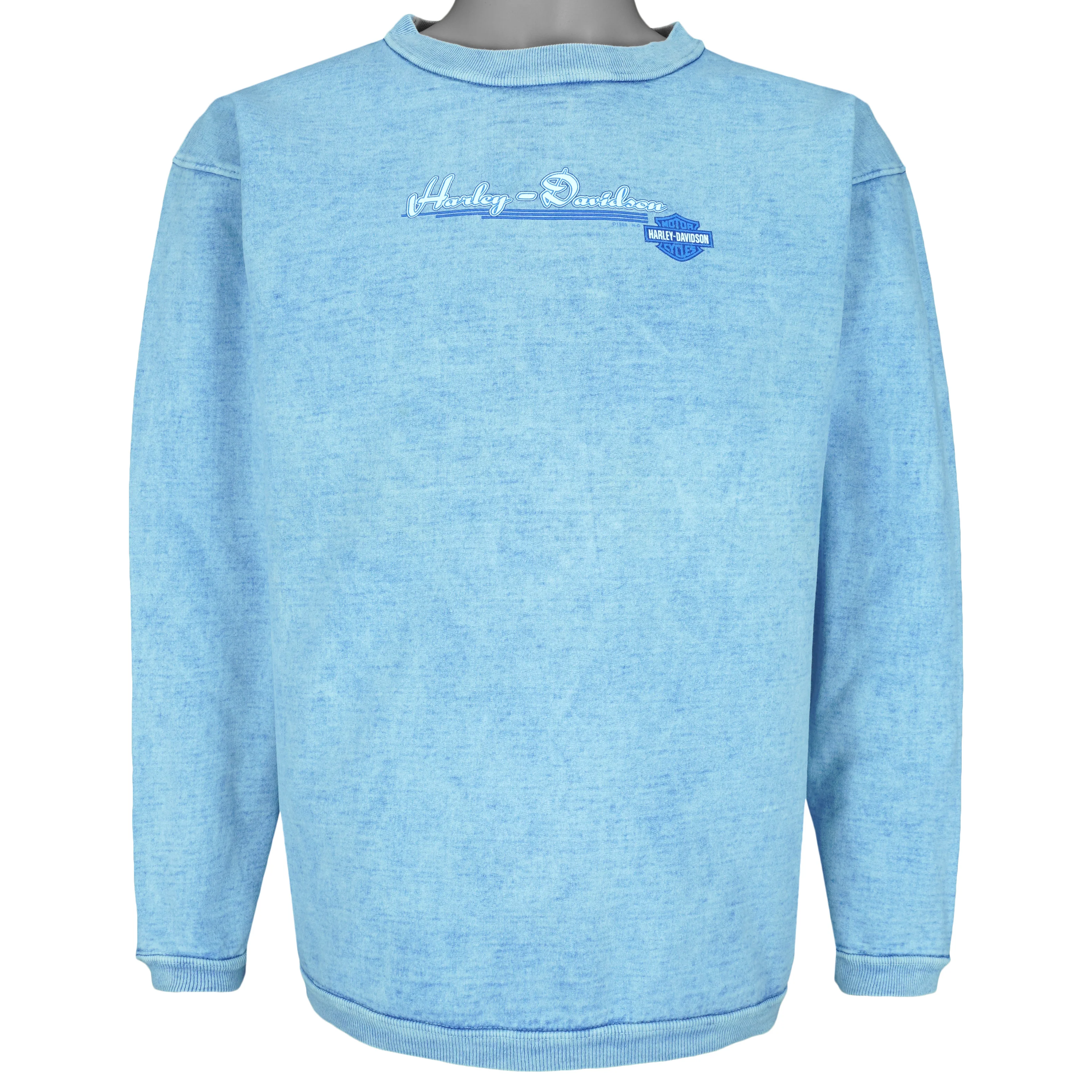 Harley Davidson - The Motor Company York PA Crew Neck Sweatshirt 1989 Large - Image 2