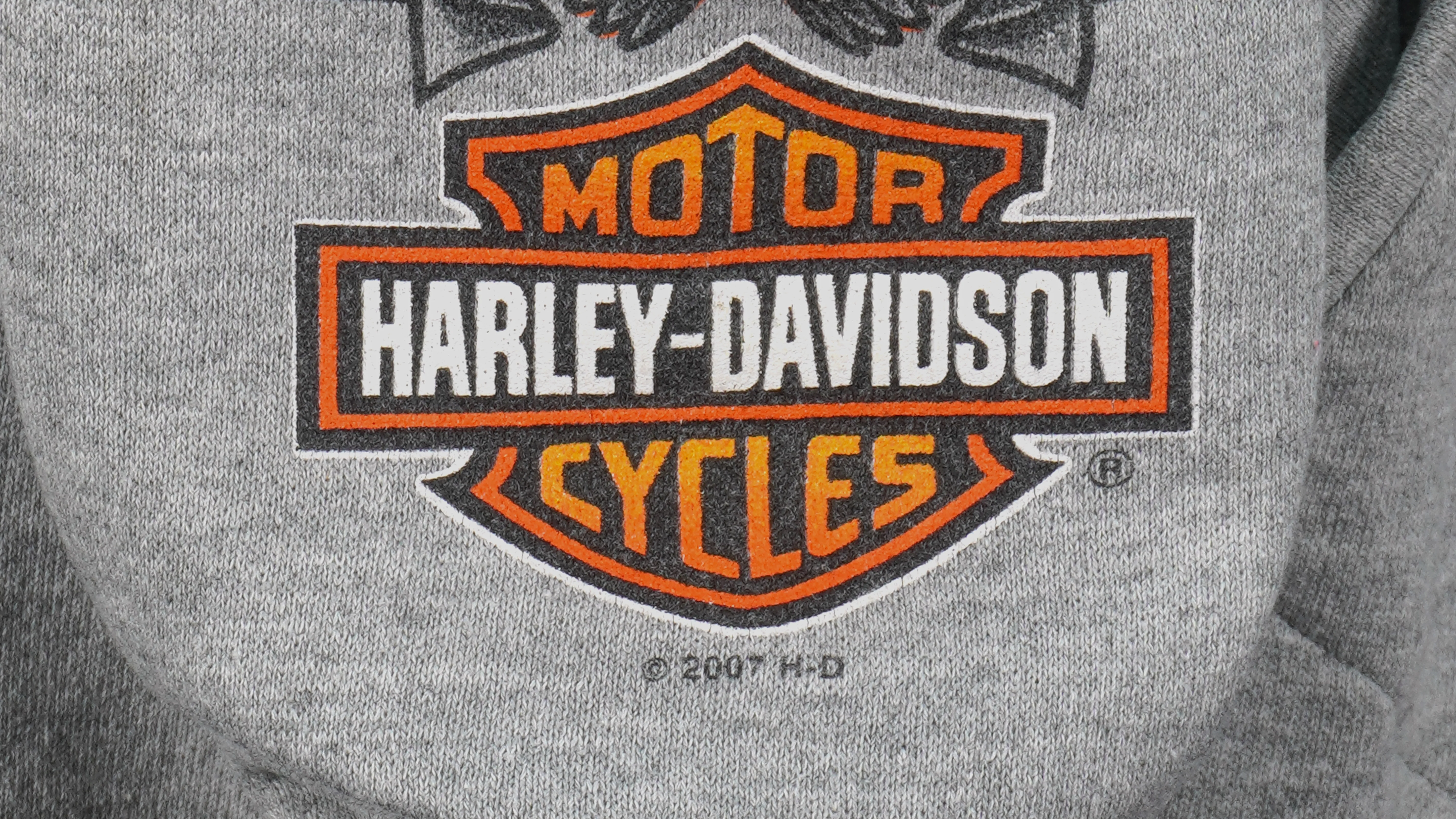 Harley Davidson - Twin Cities Spell-Out Zip-Up Sweatshirt 2007 X-Large - Image 5