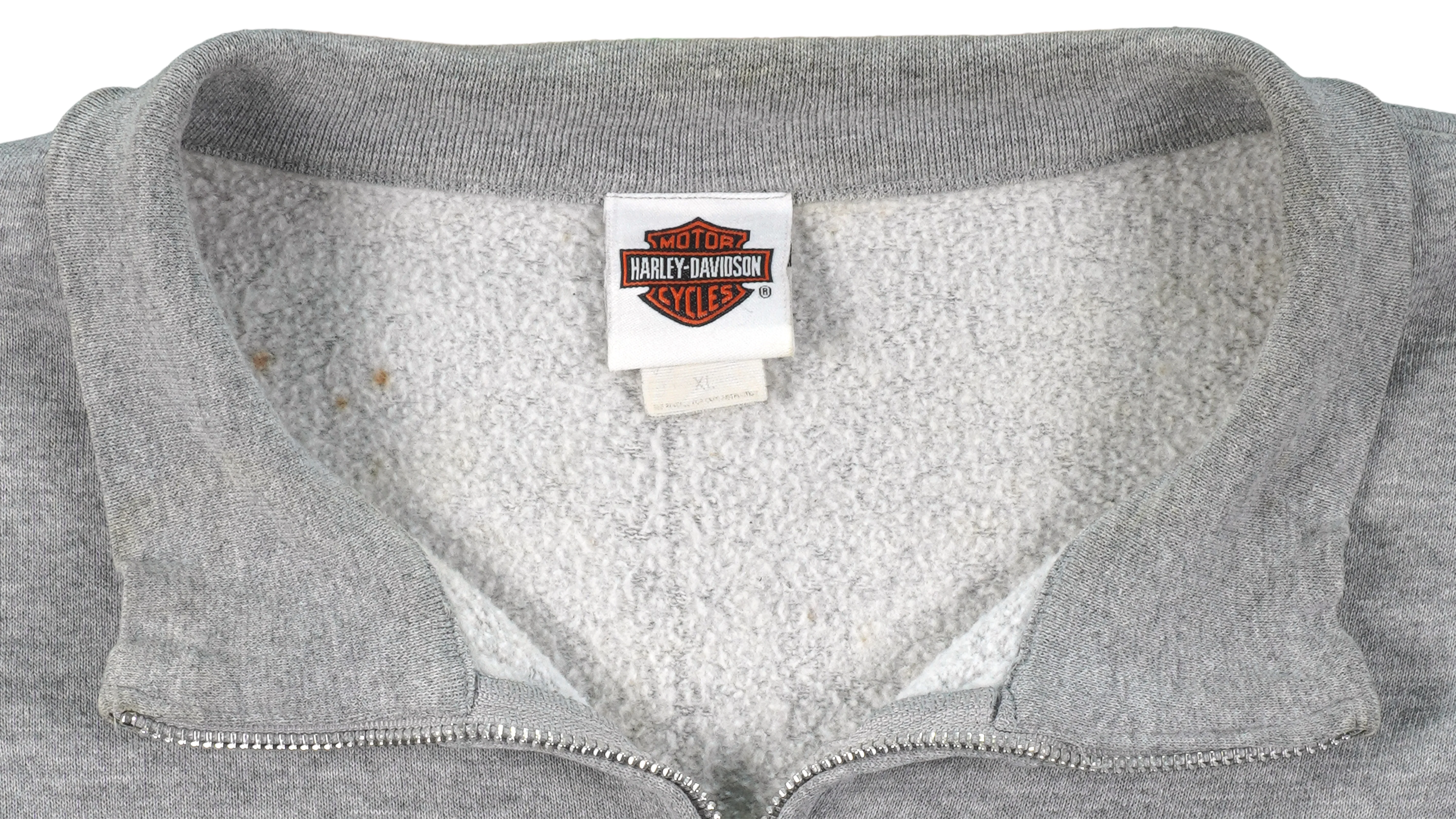 Harley Davidson - Twin Cities Spell-Out Zip-Up Sweatshirt 2007 X-Large - Image 6