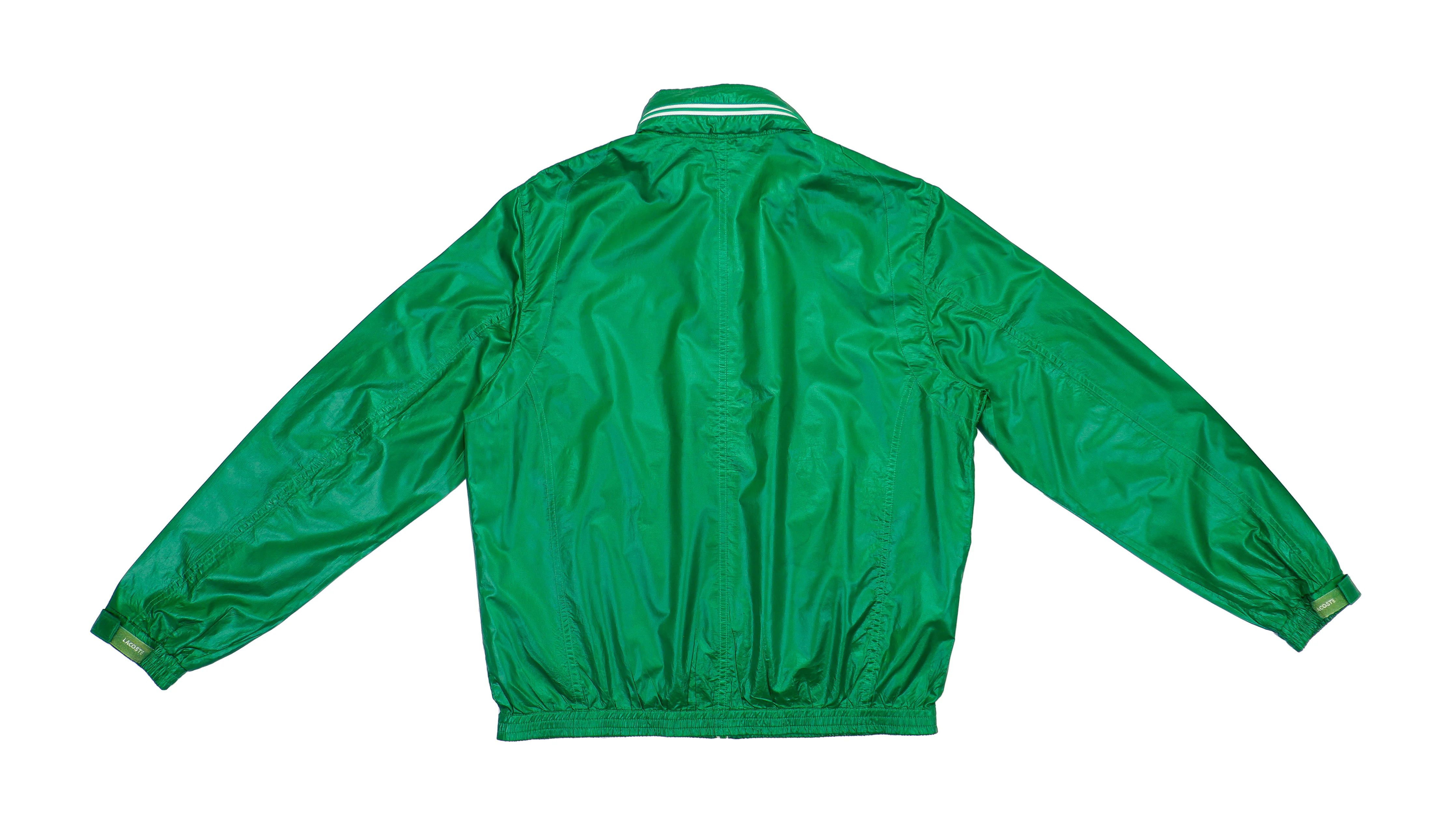Lacoste - Green Windbreaker Jacket 1990s Medium - Image 2