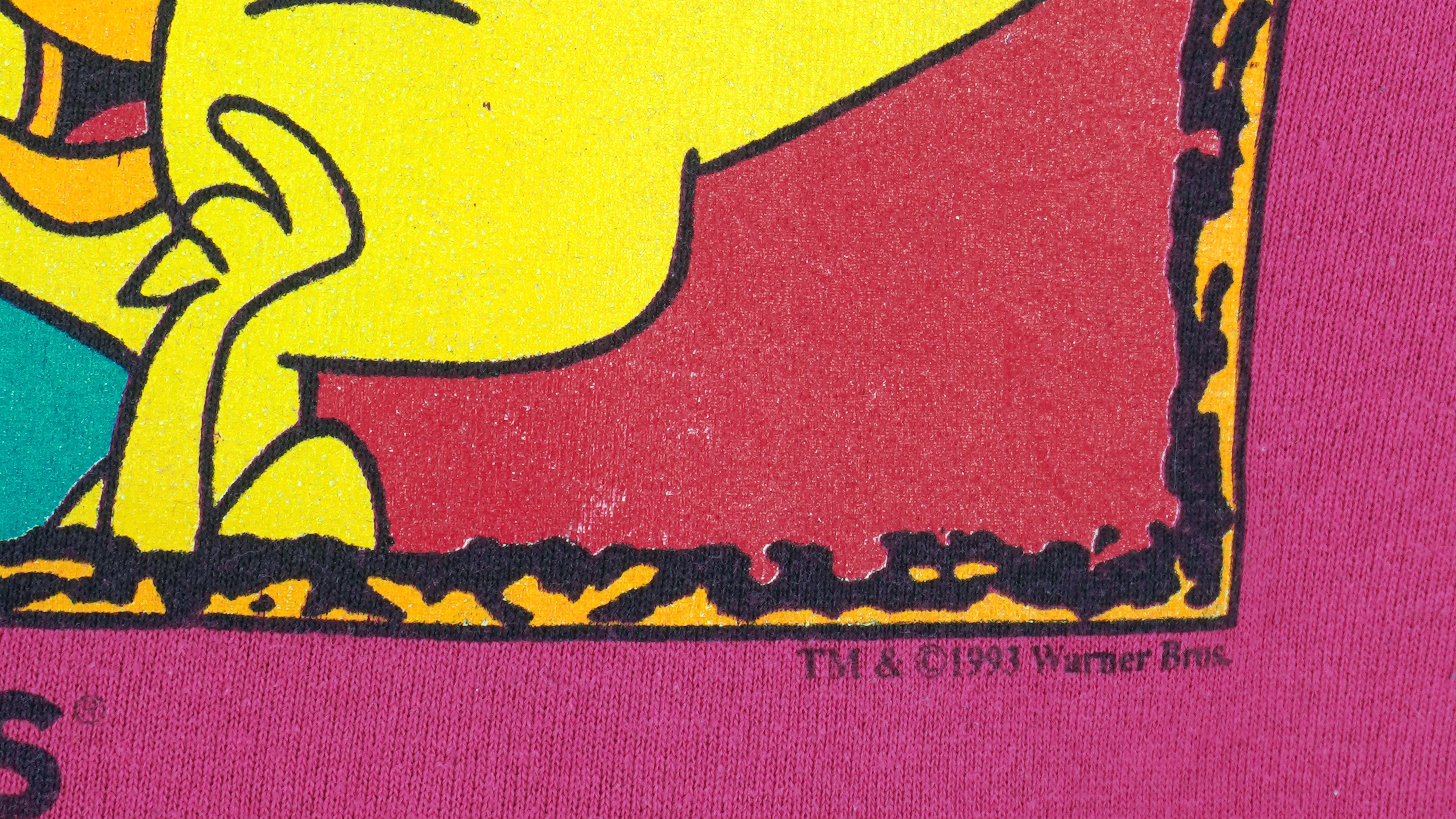 Looney Tunes (Six Flags) - Tweety Printed Sweatshirt 1993 Large - Image 3