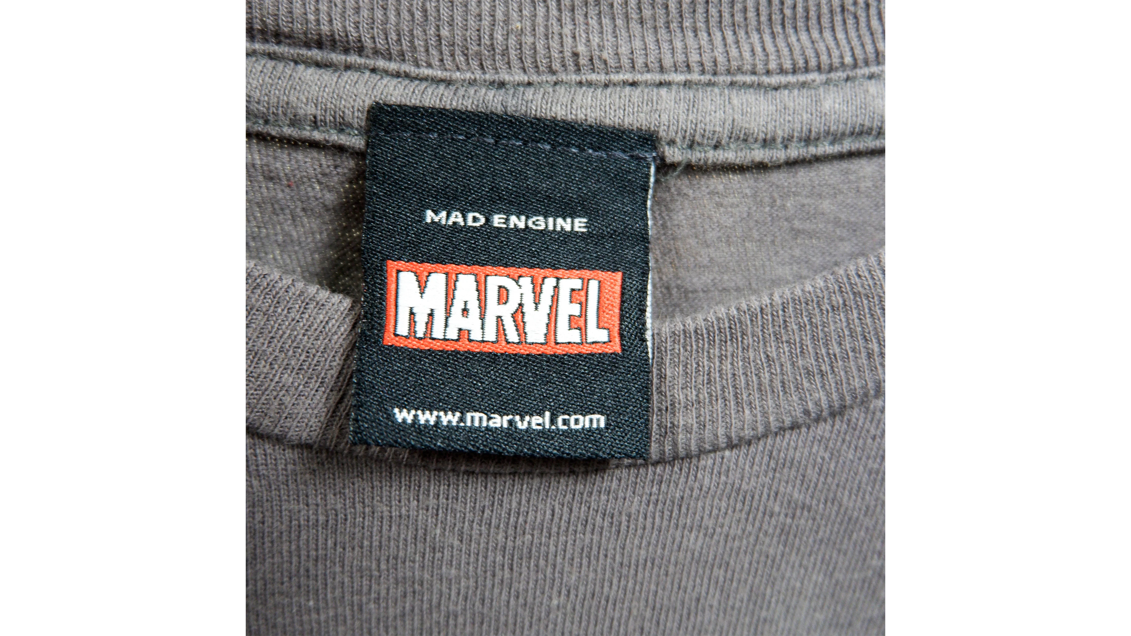 Marvel - Grey Super Heroes Printed T-Shirt Medium - Image 3