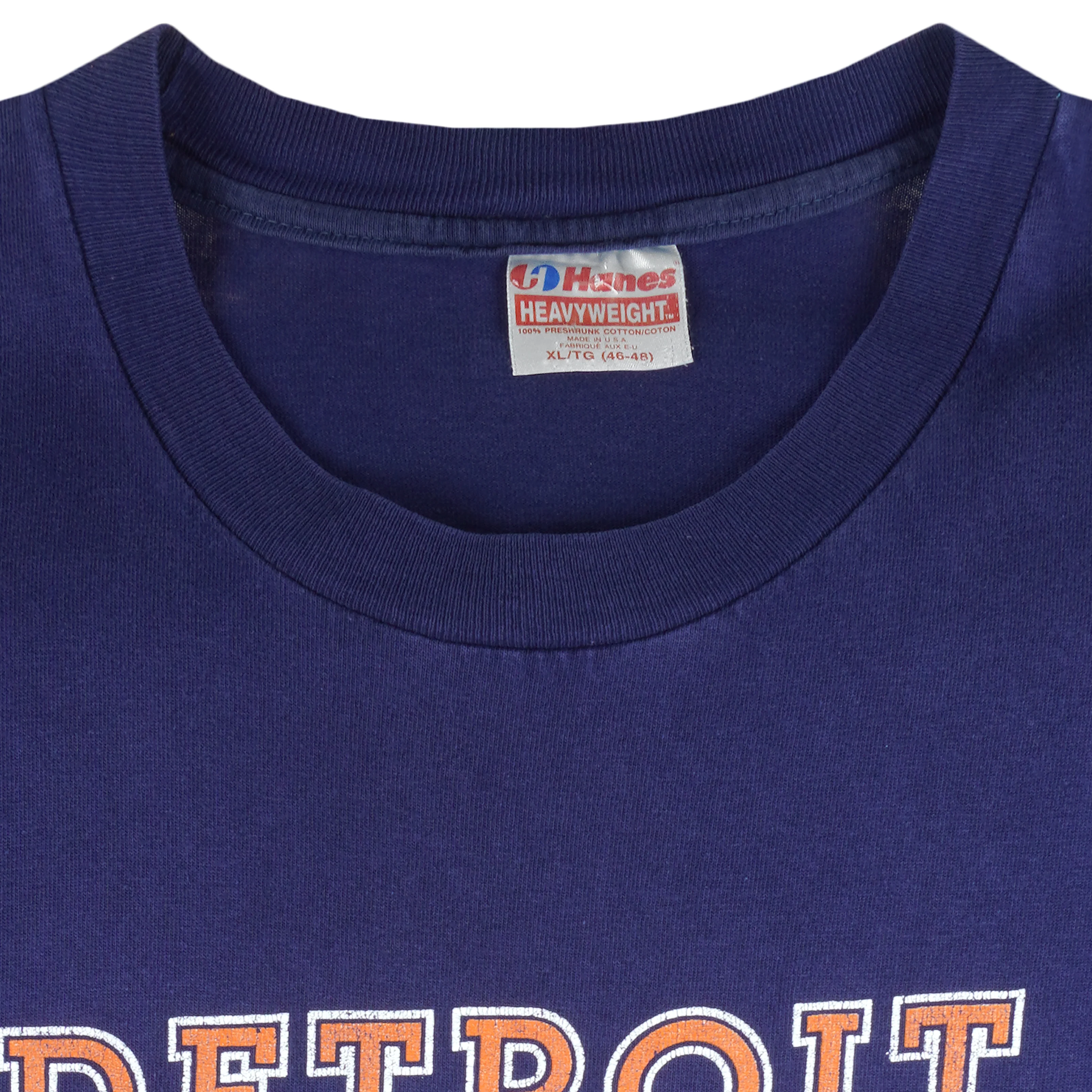 MLB (Hanes) - Detroit Tigers Single Stitch T-Shirt 1990s X-Large - Image 4