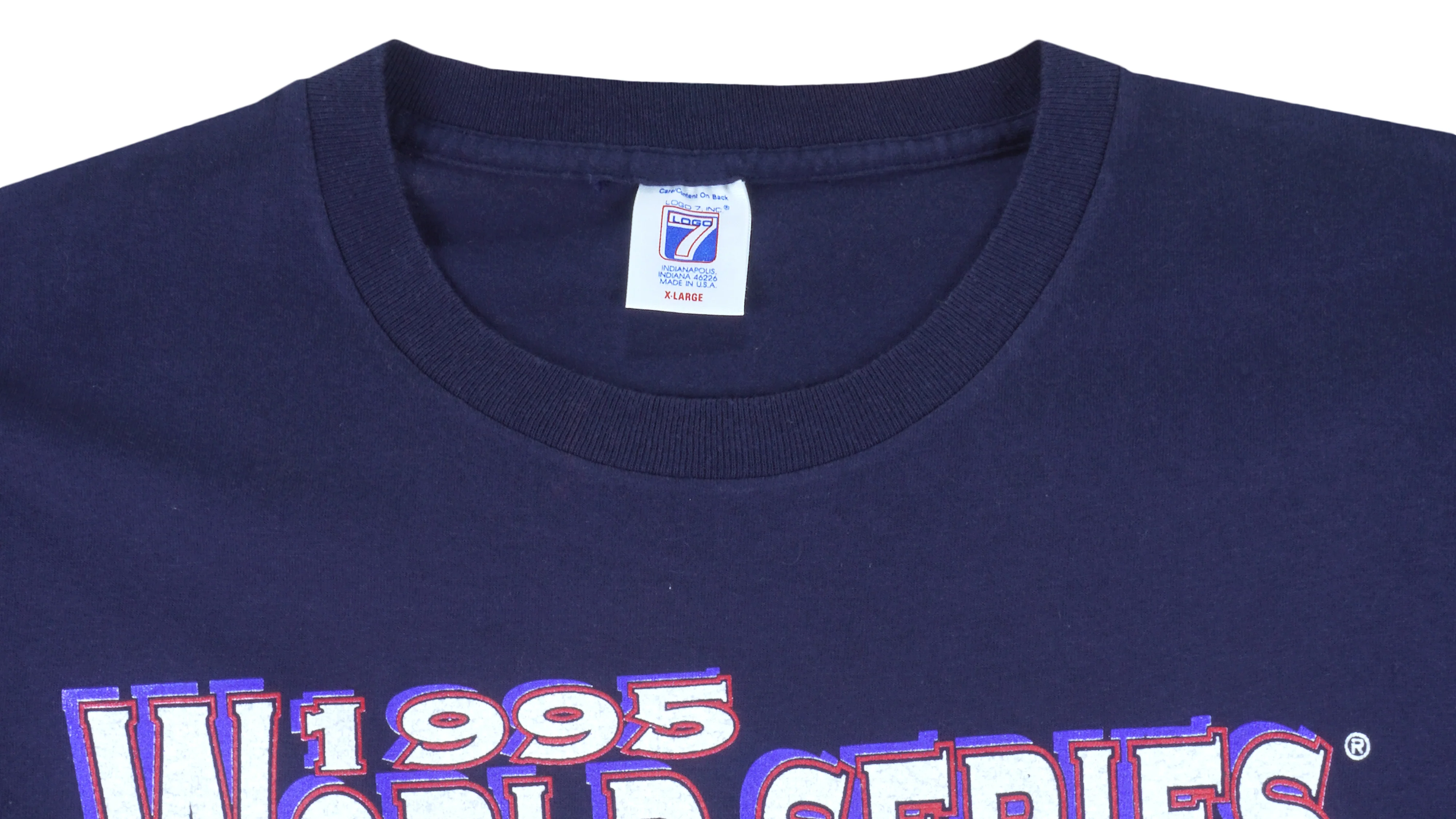 MLB (Logo 7) - Atlanta Braves Champions T-Shirt 1995 X-Large - Image 3