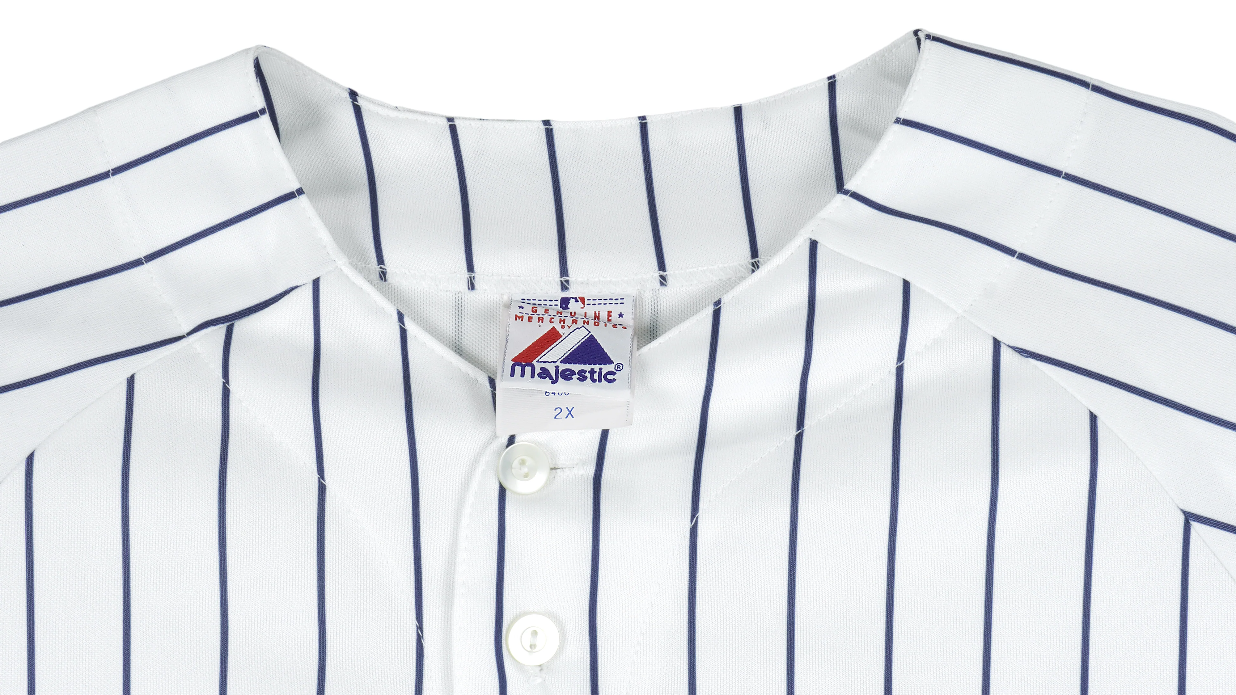 MLB (Majestic) - New York Yankees Pinstripe Baseball Jersey 1990s XX-Large - Image 4