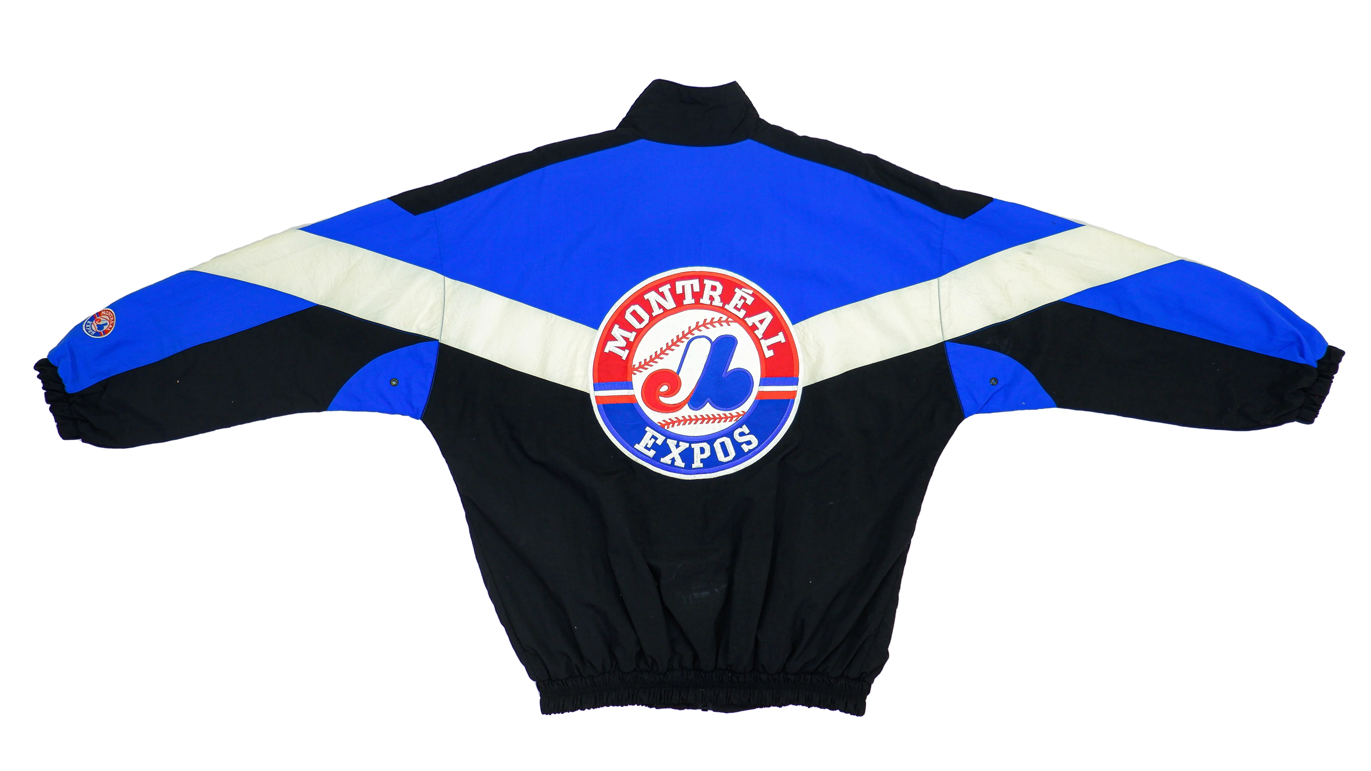 MLB - Montreal Expos Spell-Out Windbreaker 1990s X-Large - Image 2