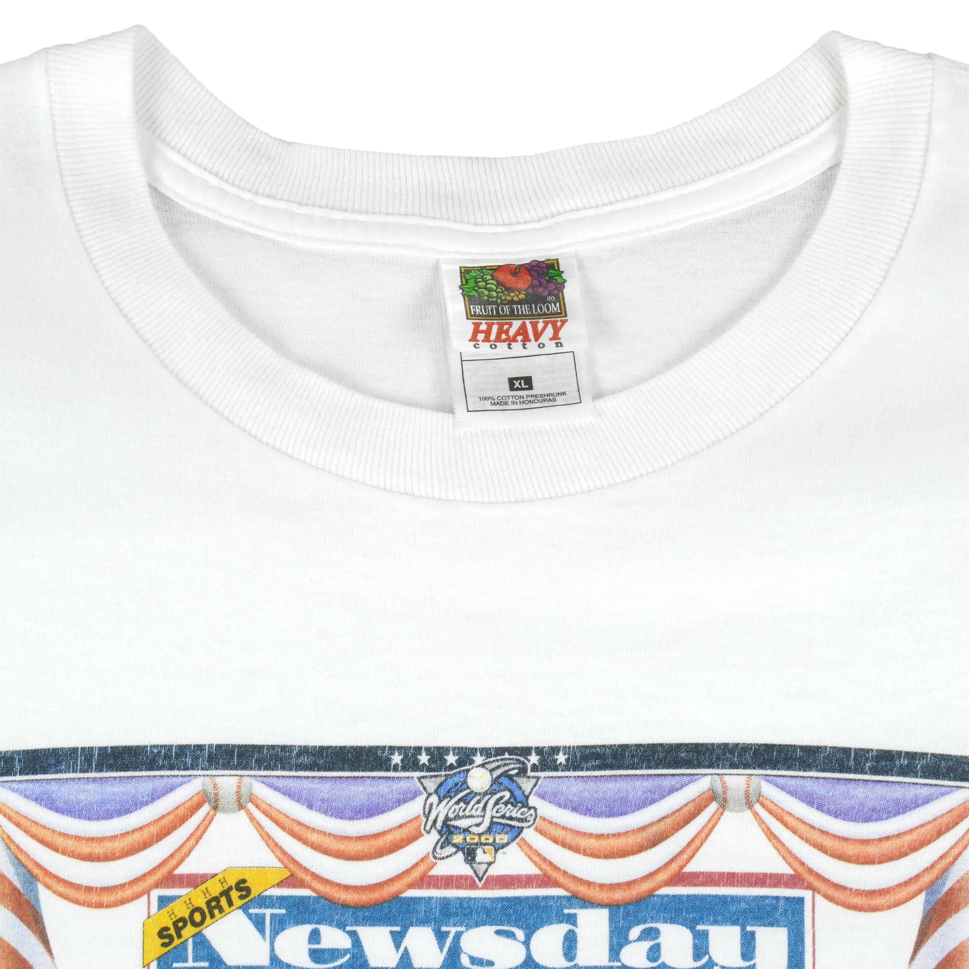 MLB - New York Yankees X Mets Subway Series Caricature T-Shirt 2000 Large - Image 4
