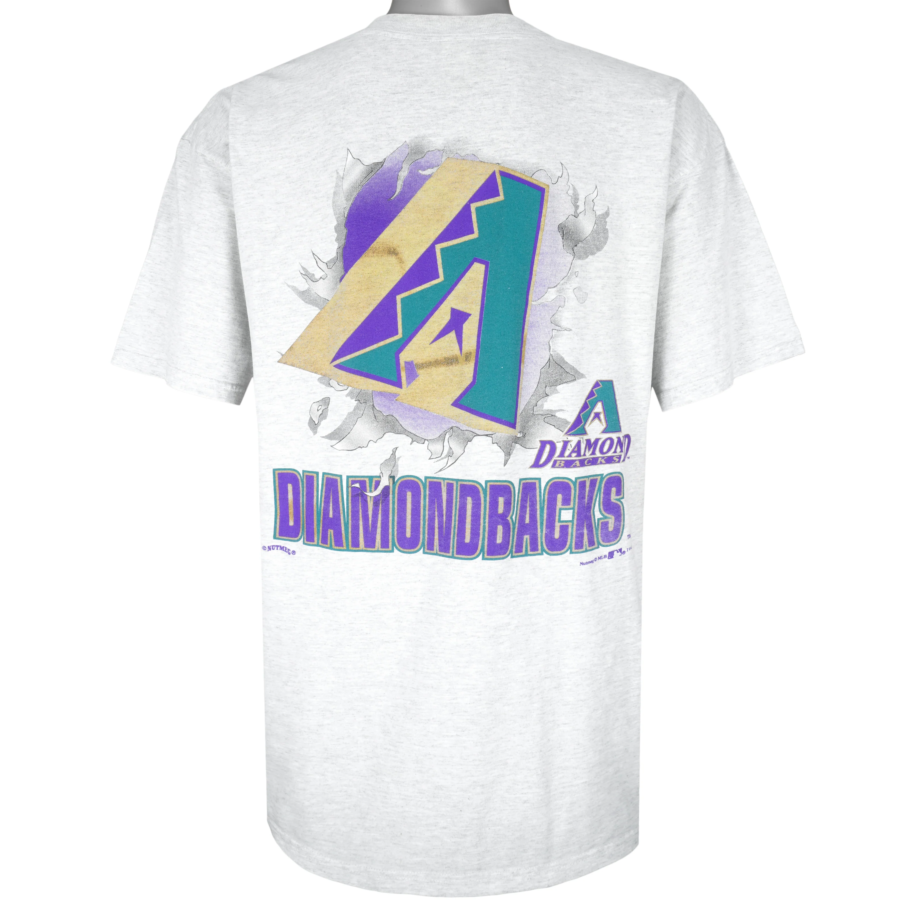 MLB (Nutmeg) - Arizona Diamondbacks Breakout T-Shirt 1995 X-Large - Image 2