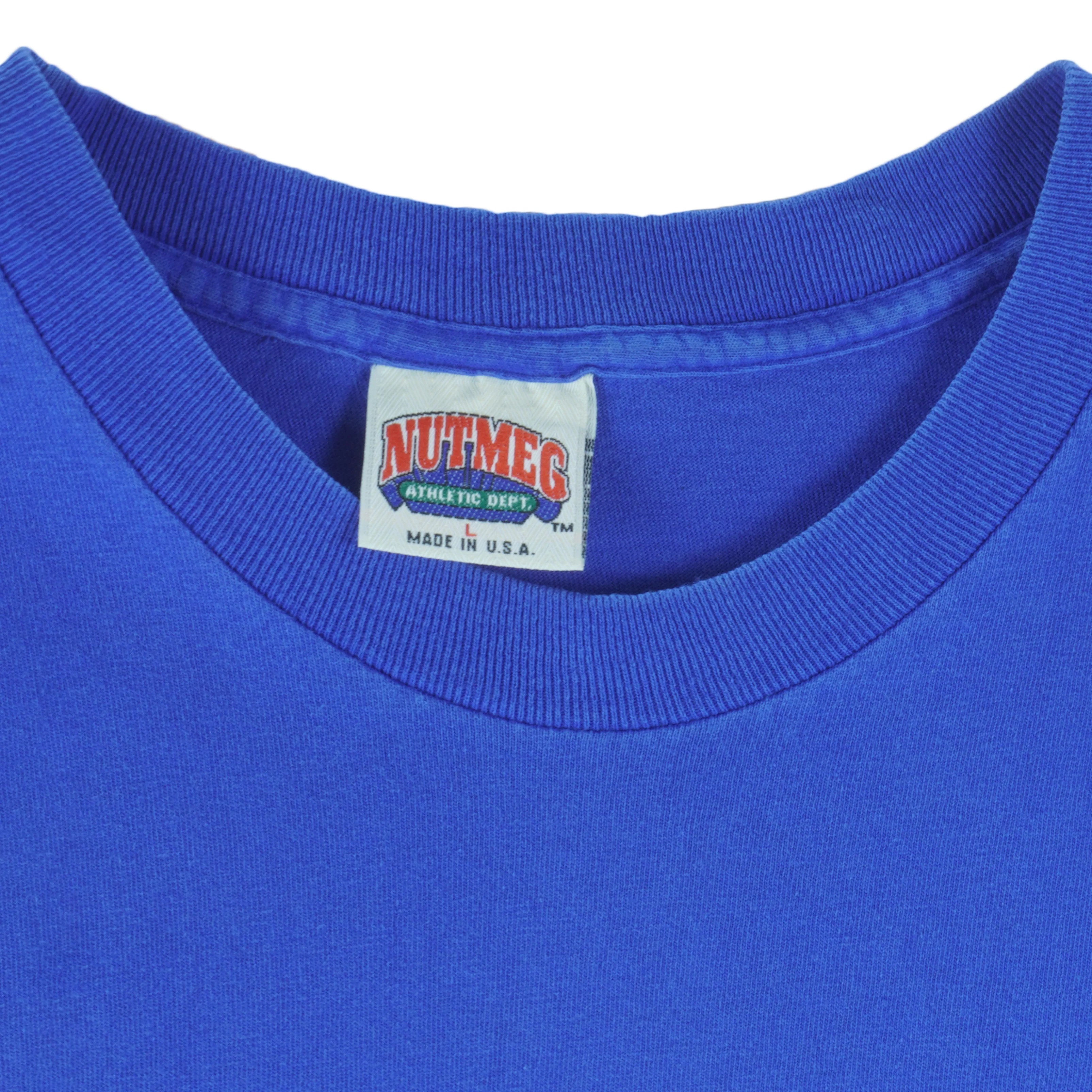 MLB (Nutmeg) - Cubs Triple Threat Mark Grace, Ryne Sandberg and Andre Dawson T-Shirt 1992 Large - Image 4