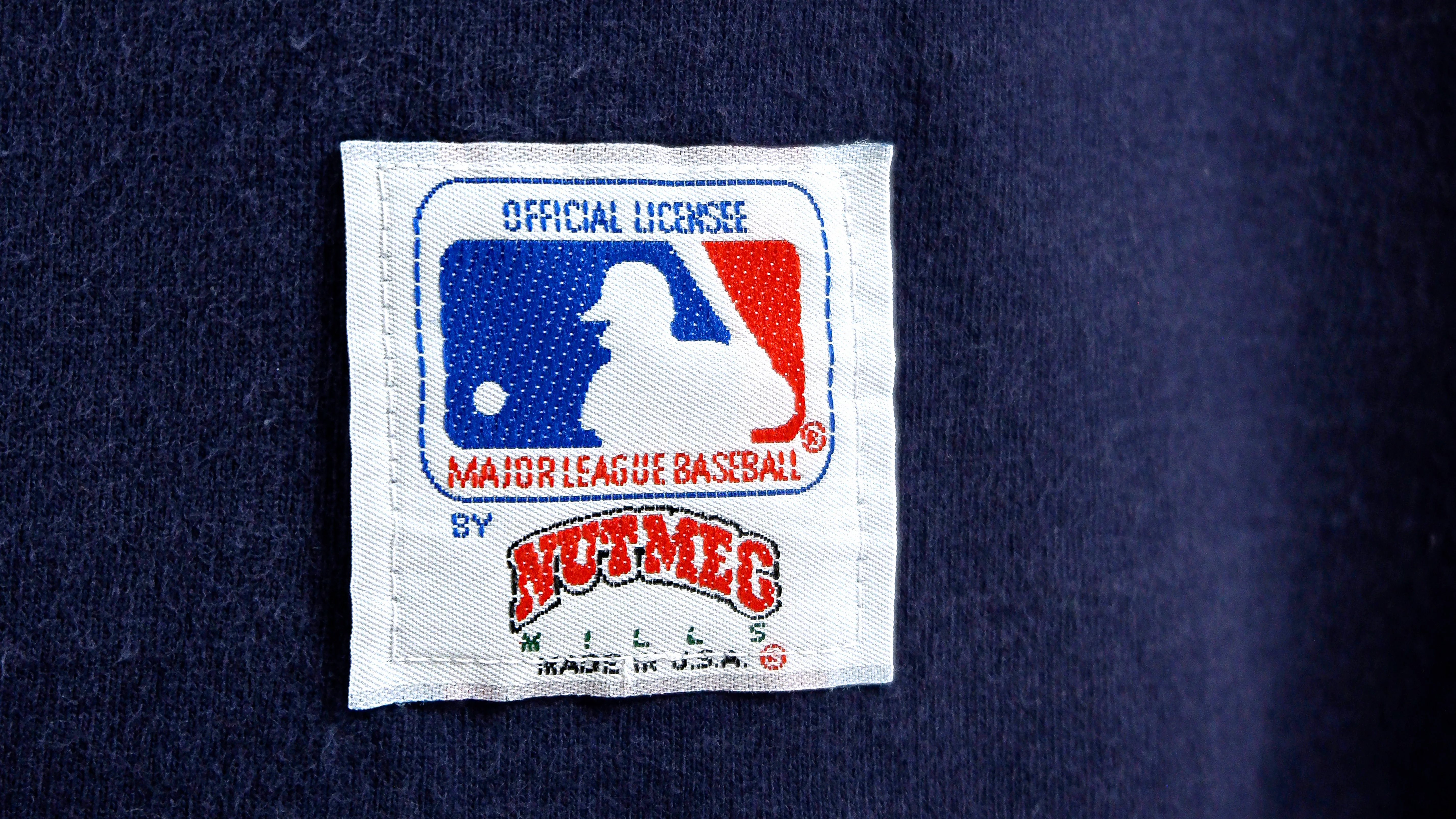 MLB (Nutmeg) - Detroit Tigers Spell-Out T-Shirt 1992 X-Large - Image 3