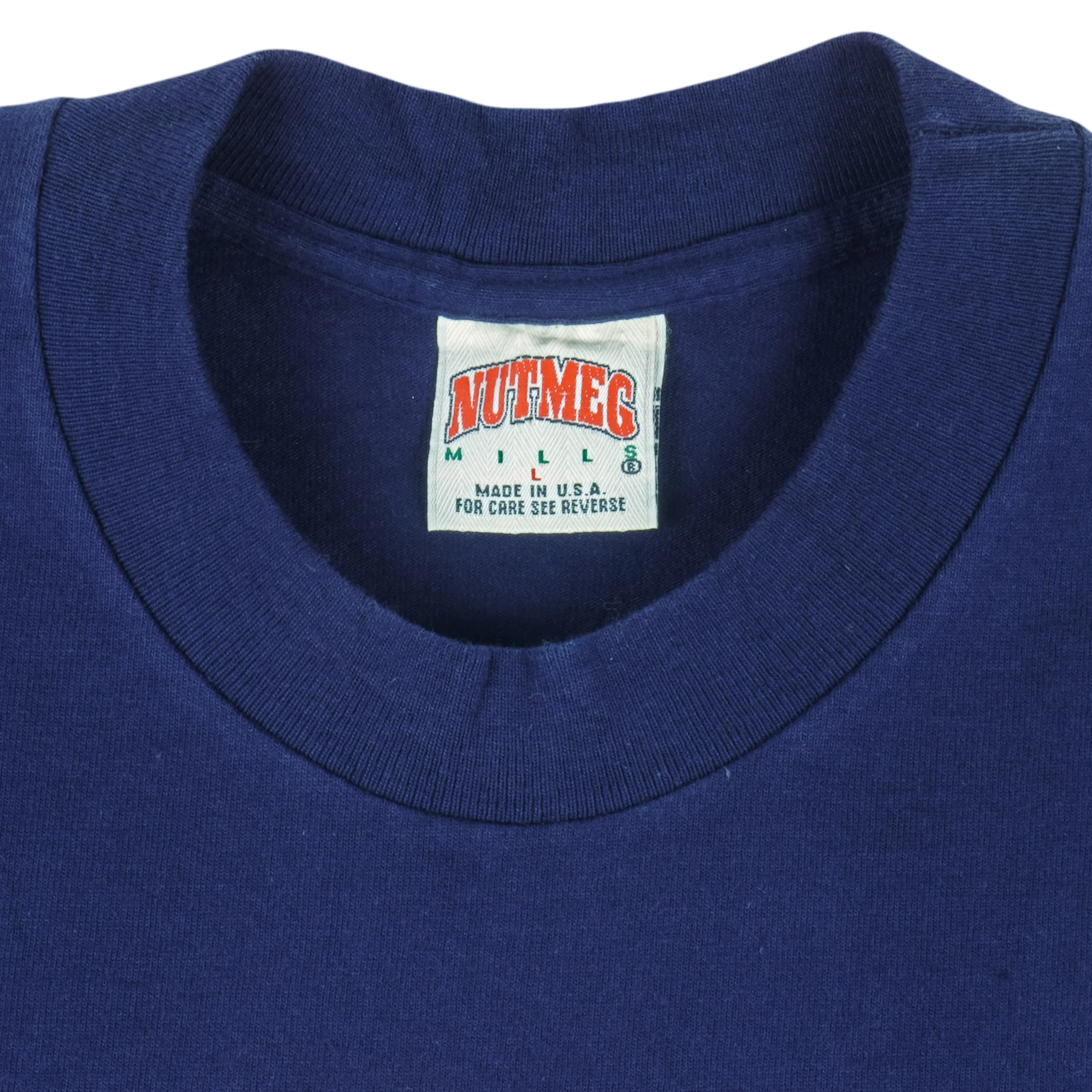MLB (Nutmeg) - New York Yankees Single Stitch T-Shirt 1990s Large - Image 4