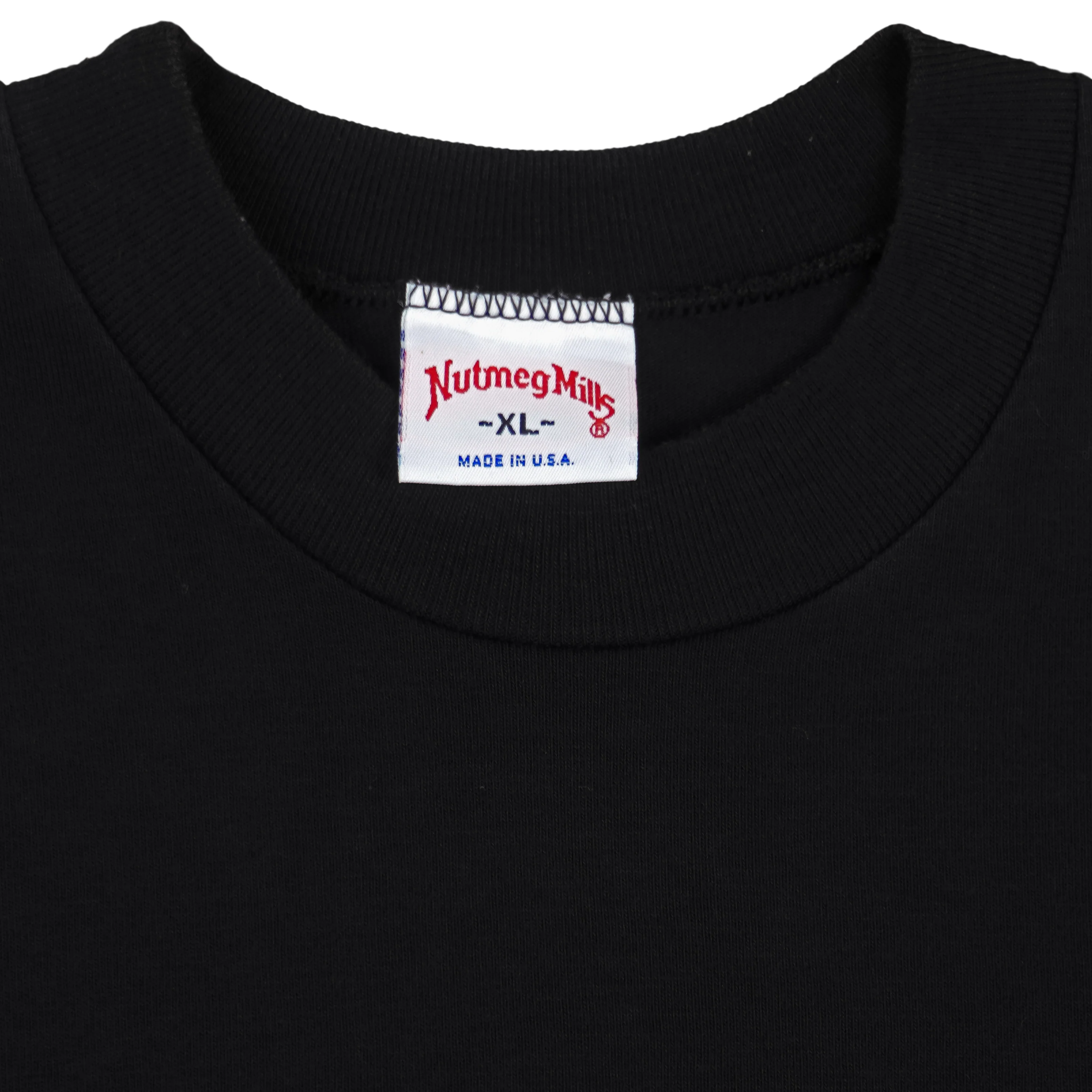 MLB (Nutmeg) - Pittsburgh Pirates Spell-Out T-Shirt 1980s X-Large - Image 5