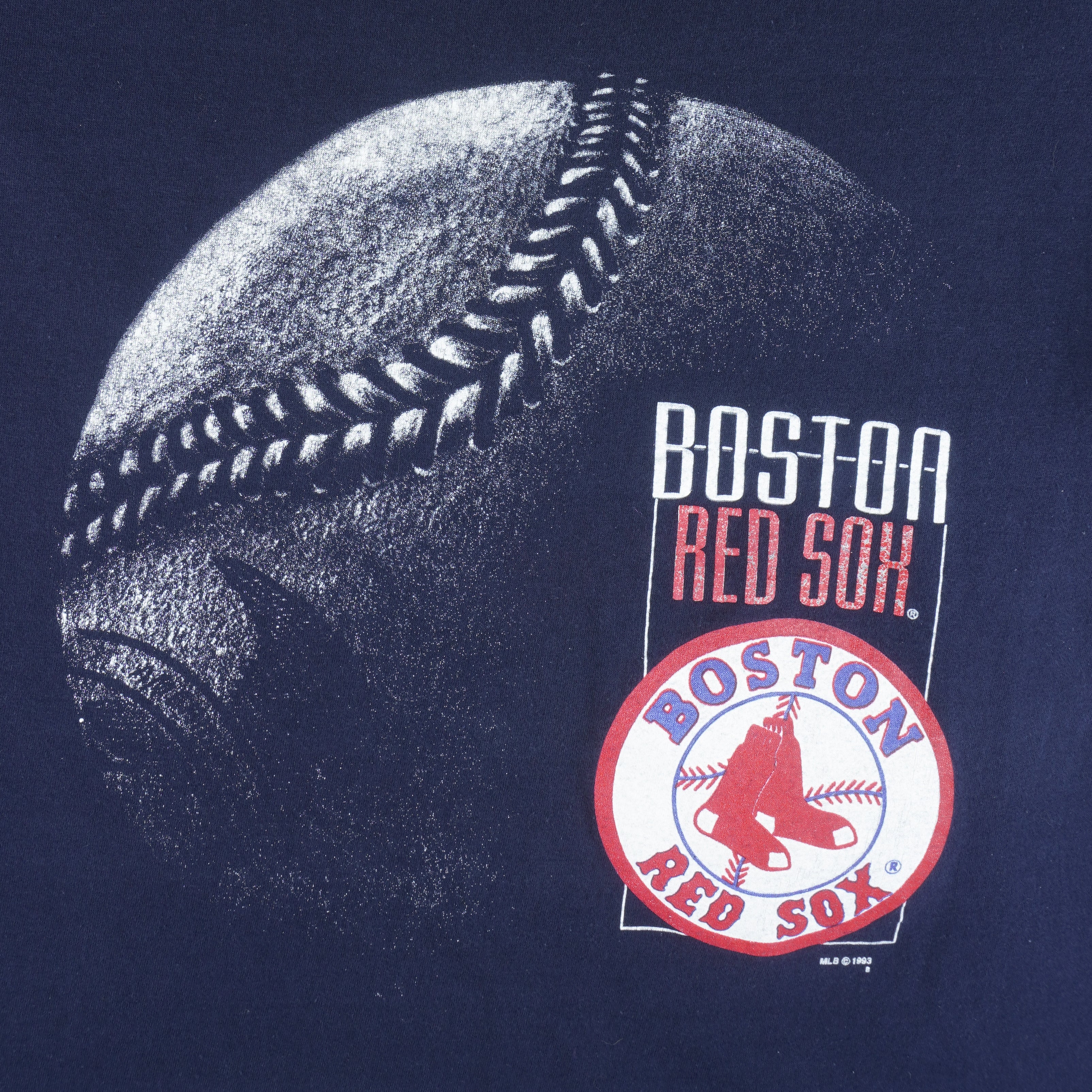 MLB (Official Fan) - Boston Red Sox Single Stitch T-Shirt 1993 X-Large - Image 3
