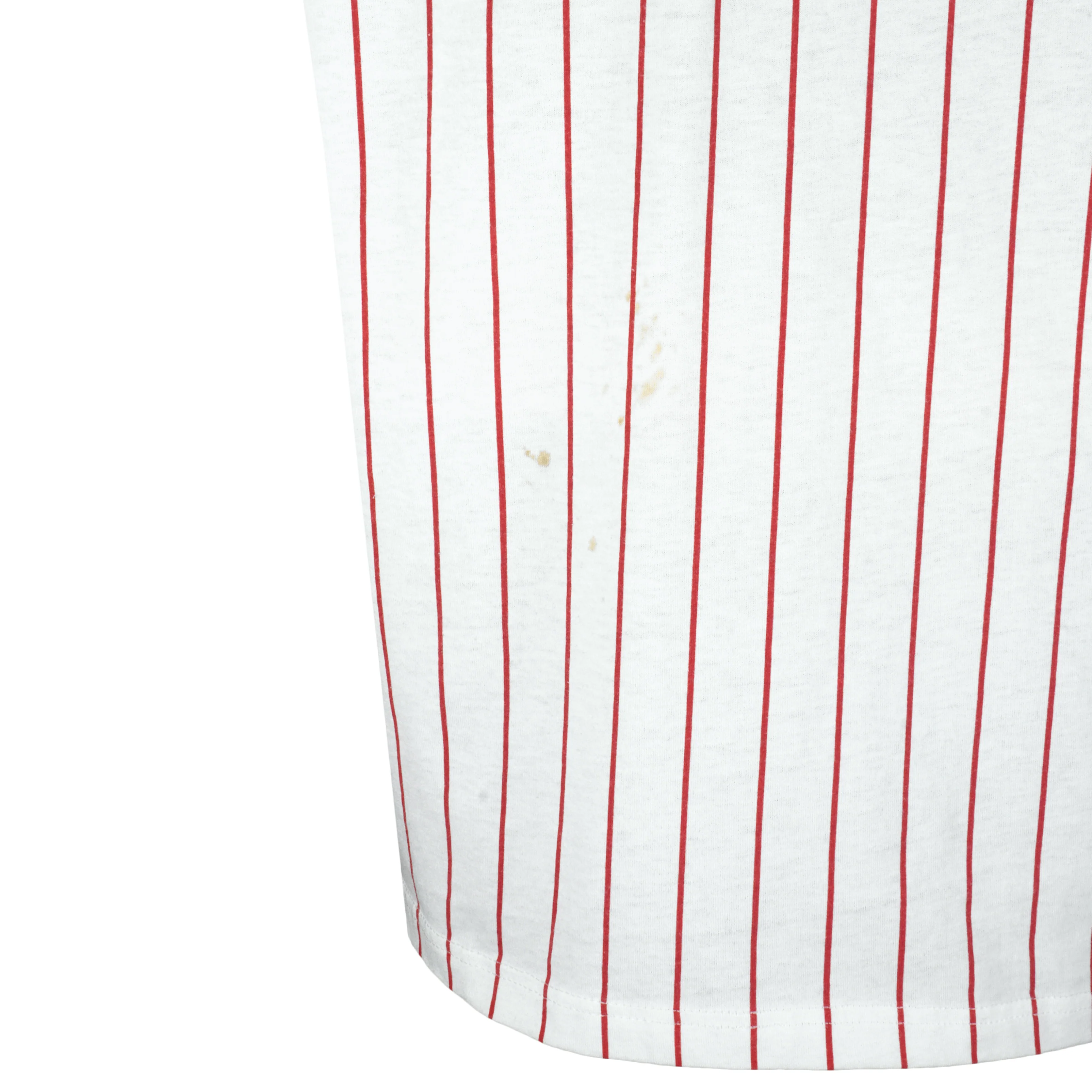 MLB (Russell Athletic) - Philadelphia Phillies Pinstripe Jersey T-Shirt 1994 X-Large - Image 3
