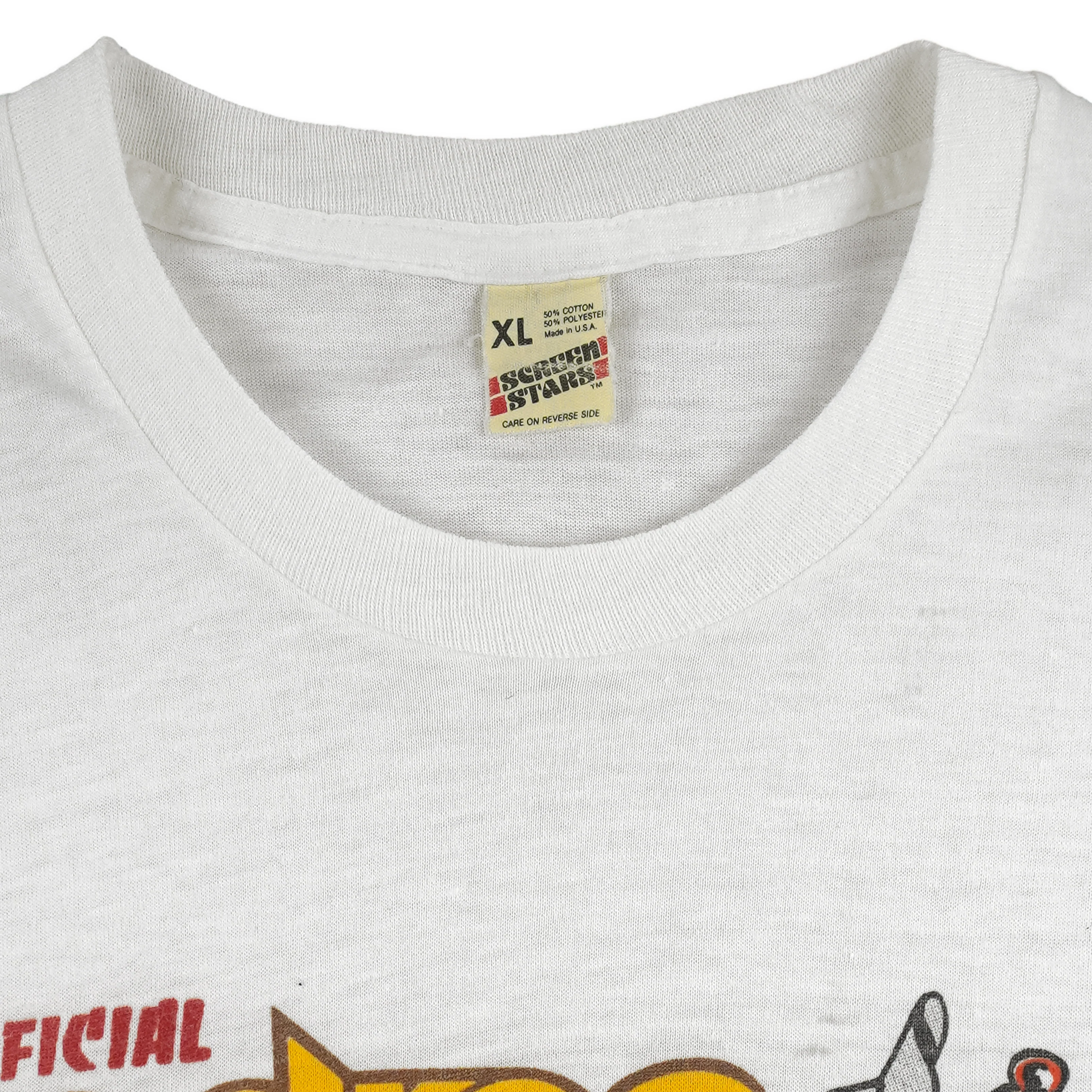 MLB - San Diego Padres, Tiger Tamers World Series T-Shirt 1984 Medium - Image 4