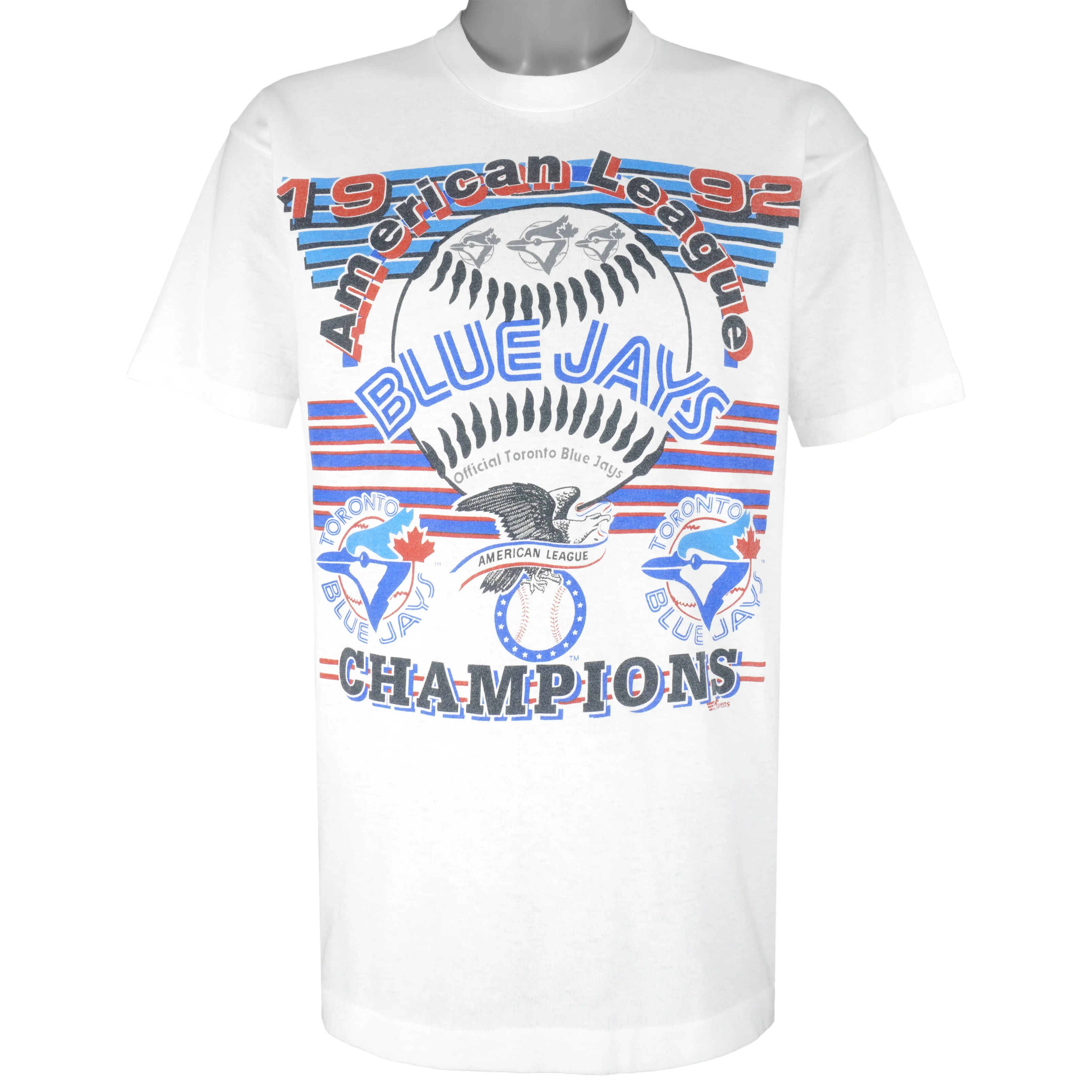 MLB - Toronto Blue Jays World Series Champions T-Shirt 1992 Large
