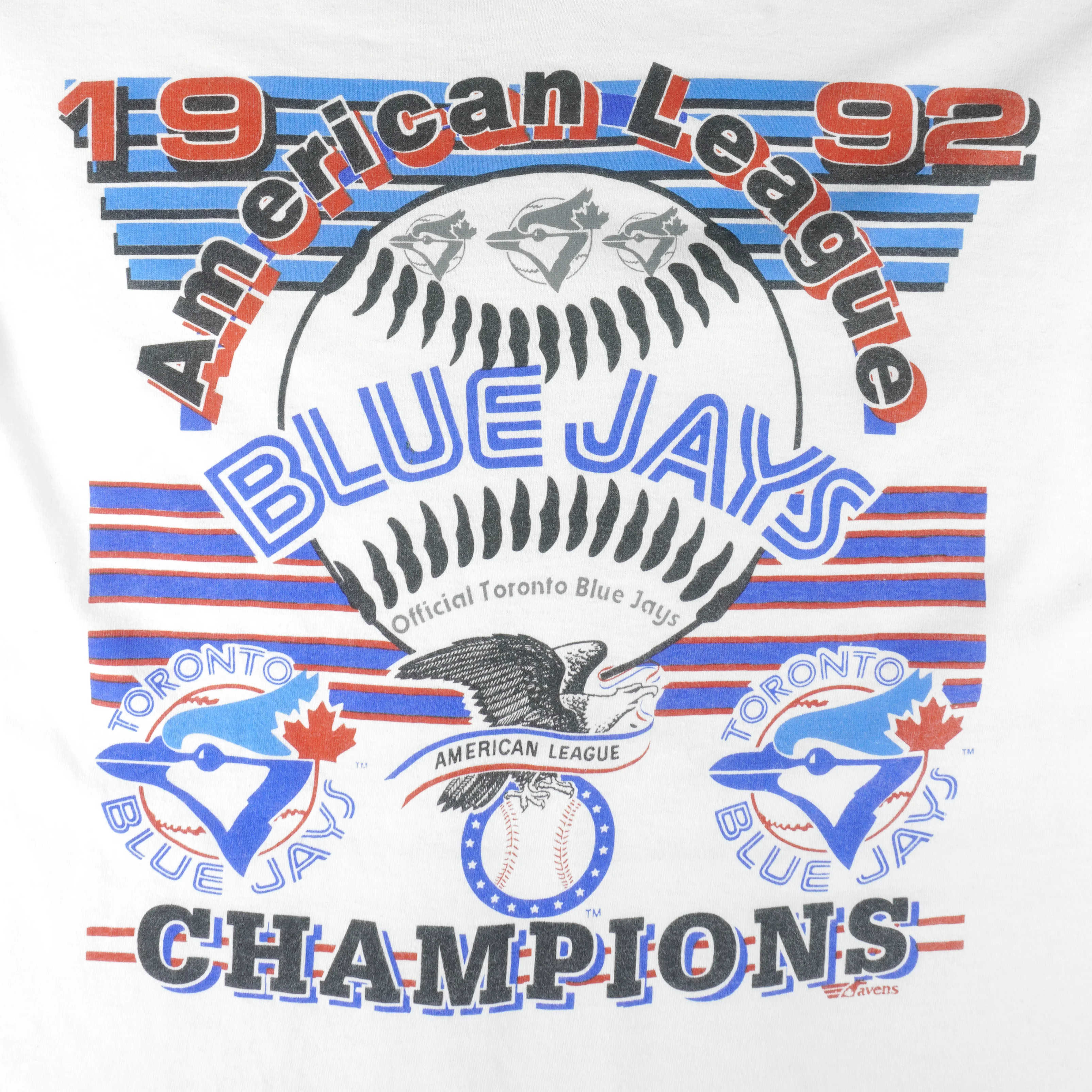 MLB - Toronto Blue Jays World Series Champions T-Shirt 1992 Large - Image 3