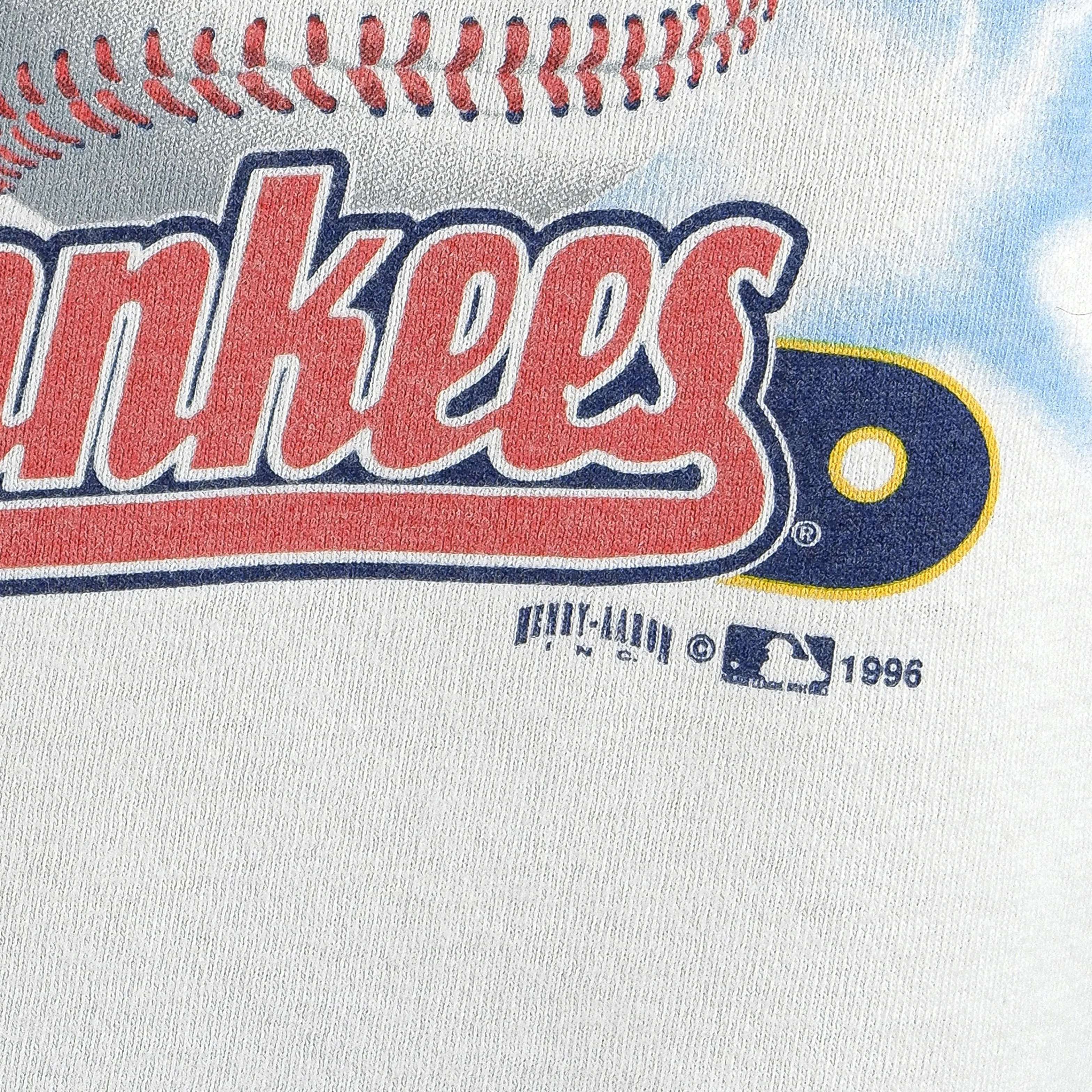MLB (Wild Oats) - World Series Champions New York Yankees Spell-Out T-Shirt 1996 Large - Image 3