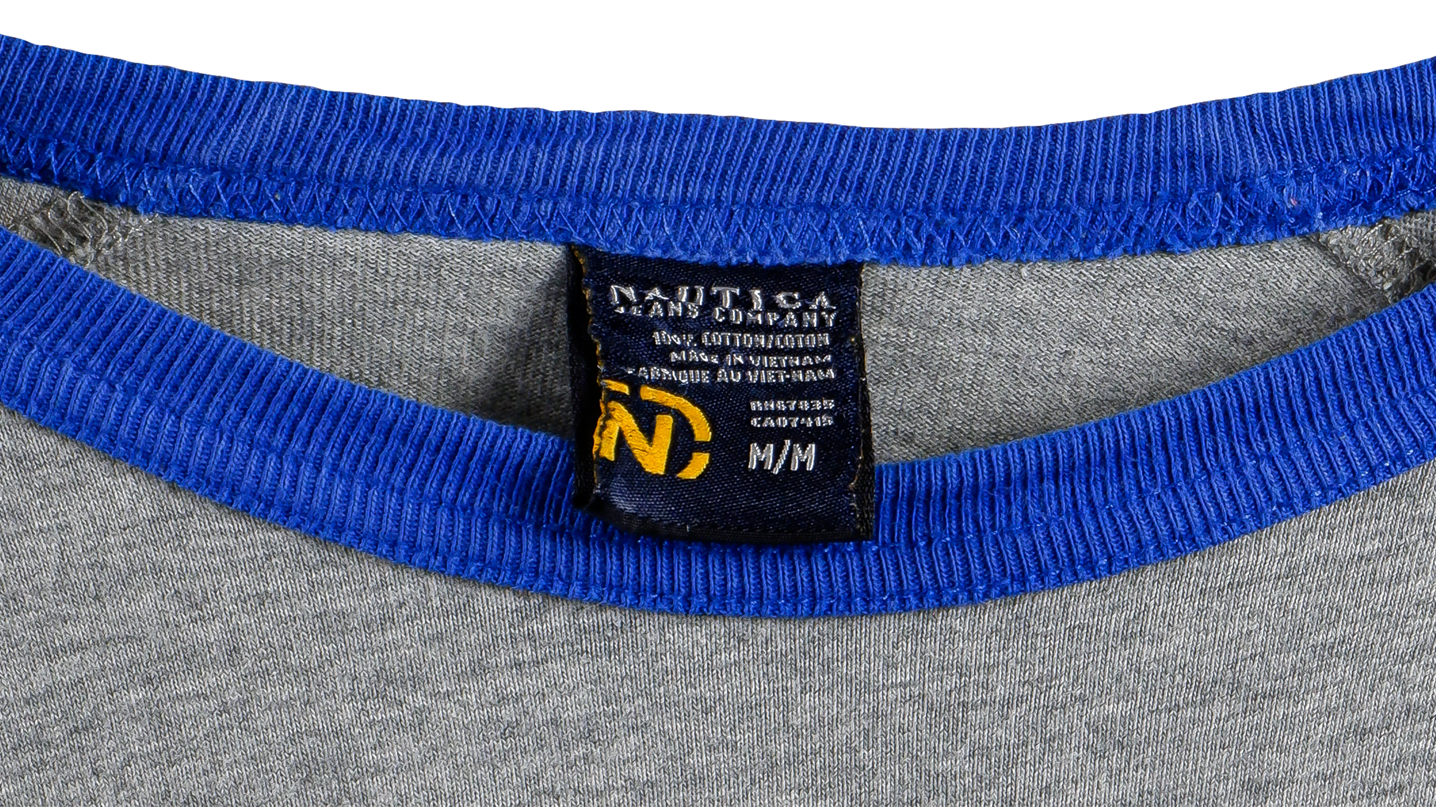 Nautica - Spell-Out Nautica Jeans Deadstock Long Sleeved Shirt 1990s Medium - Image 3