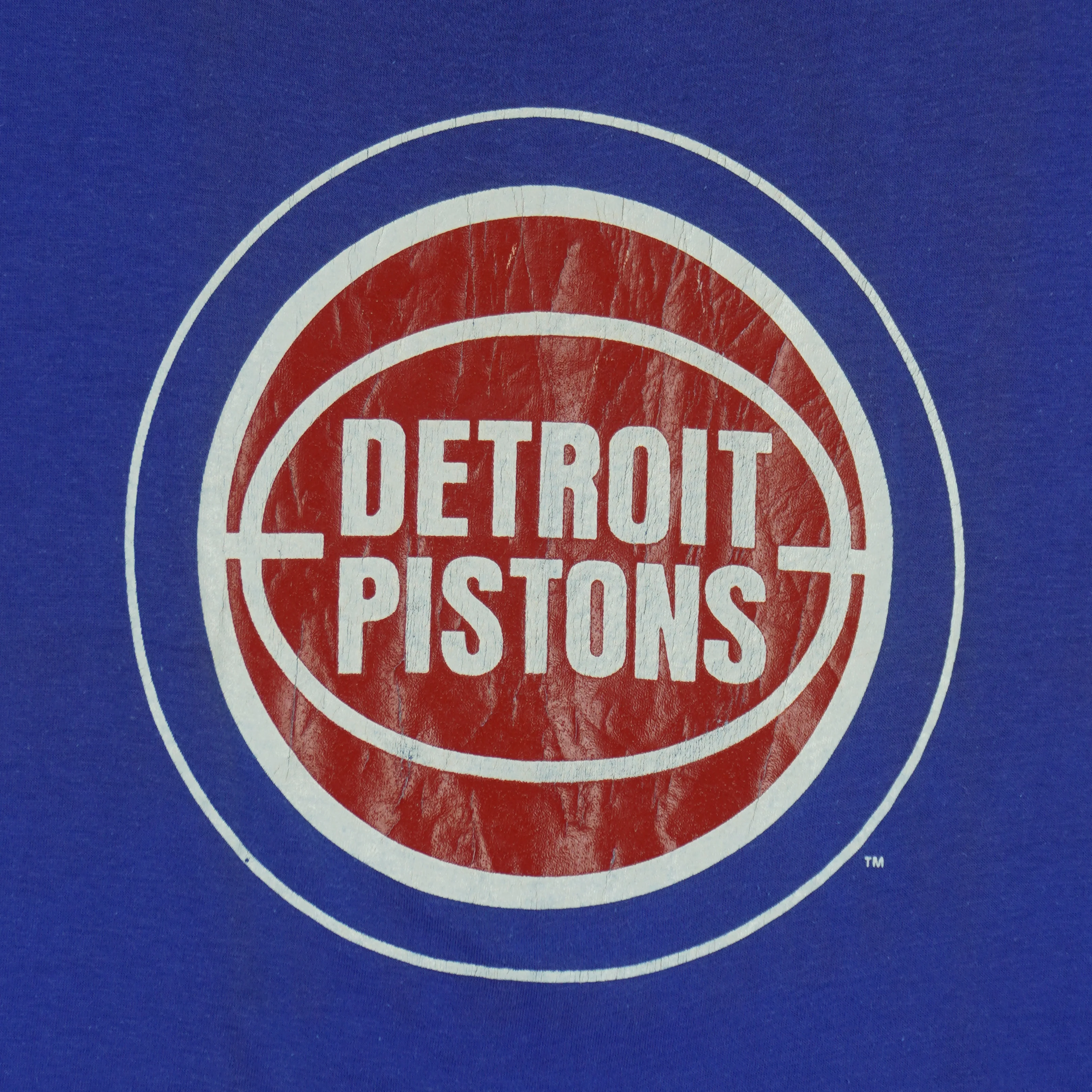NBA (Artex) - Detroit Pistons Single Stitch T-Shirt 1990 Large - Image 3