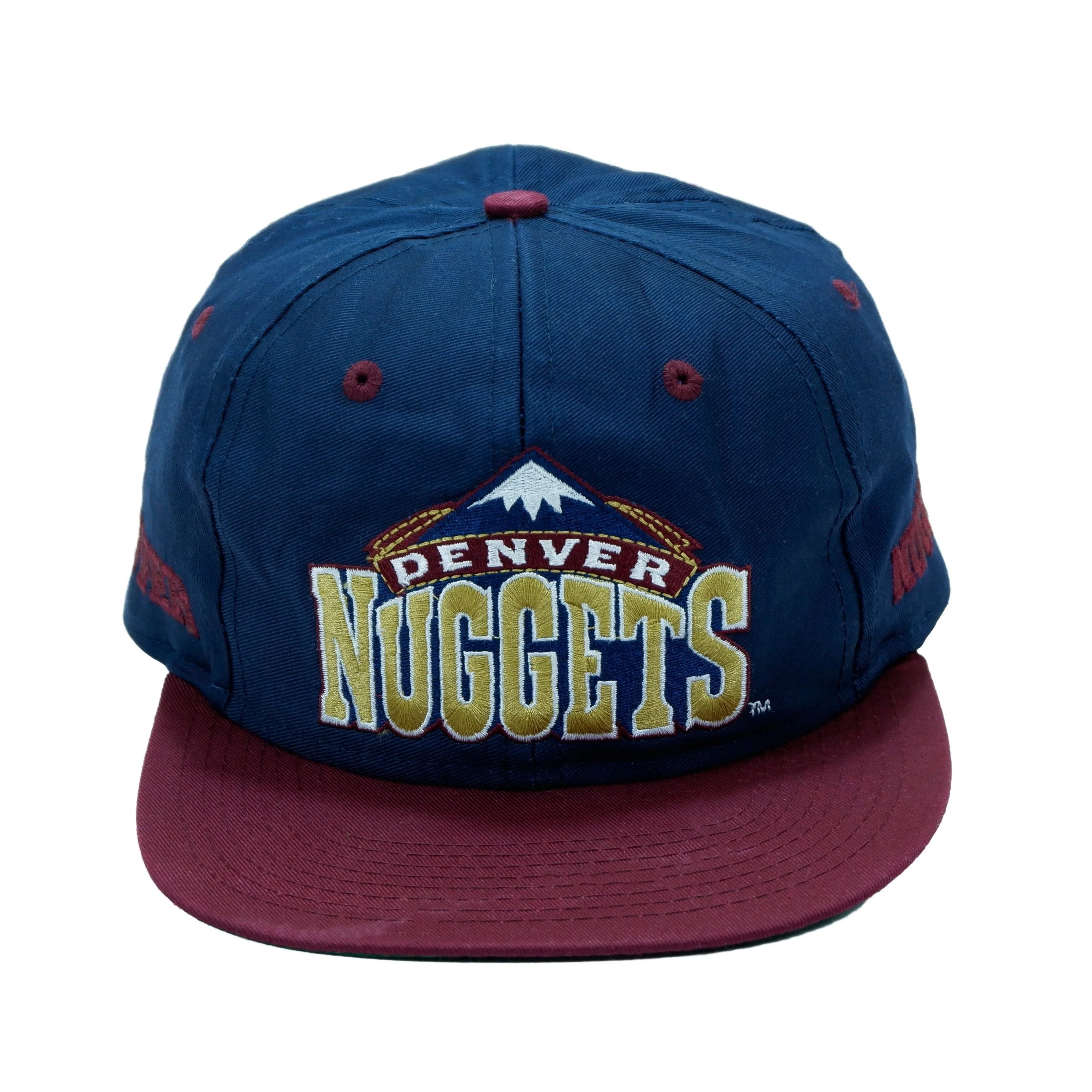 NBA (Competitor) - Denver Nuggets Snap Back Hat 1990s OSFA