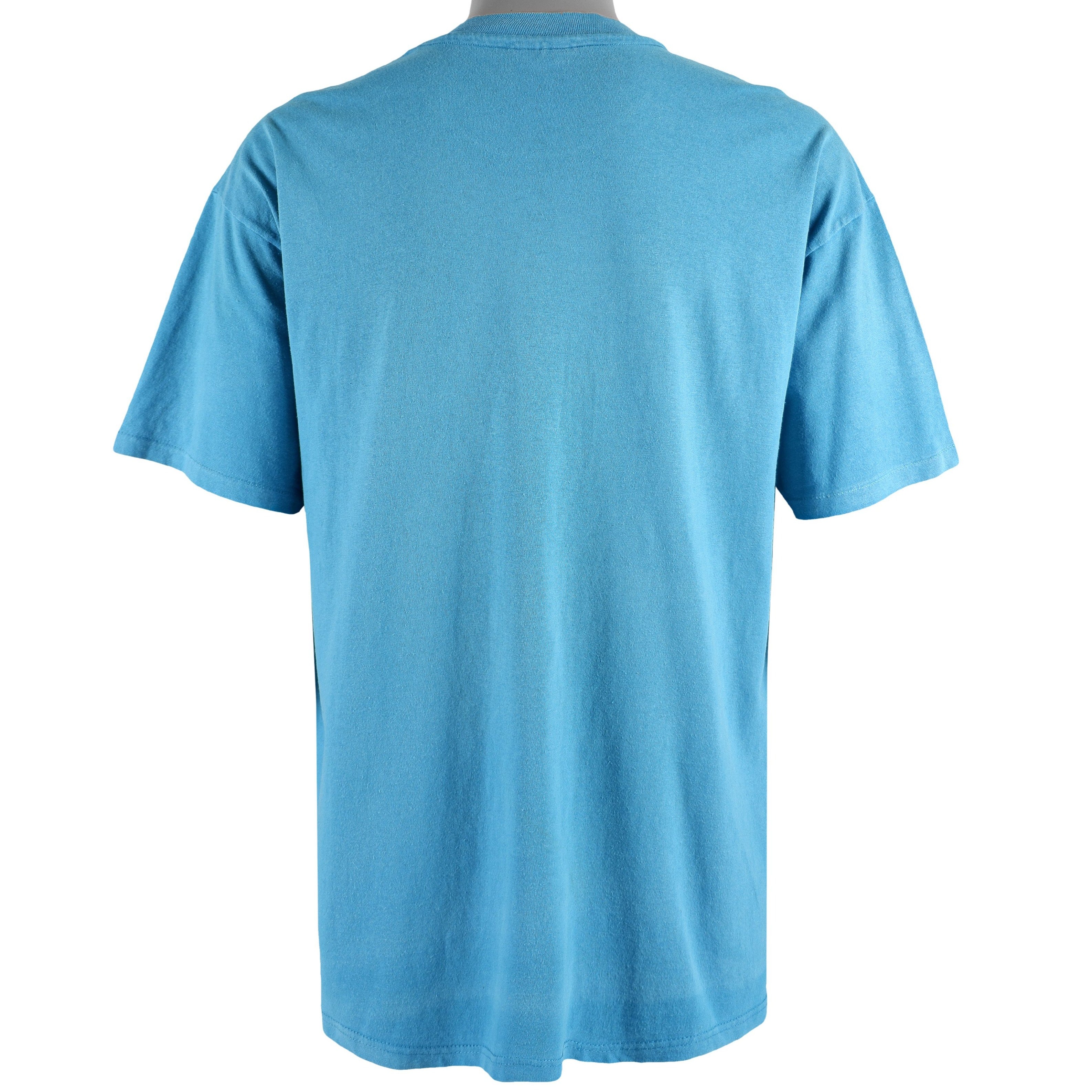 NBA (Hanes) -  Charlotte Hornets Spell-Out T-Shirt 1990s X-Large - Image 2