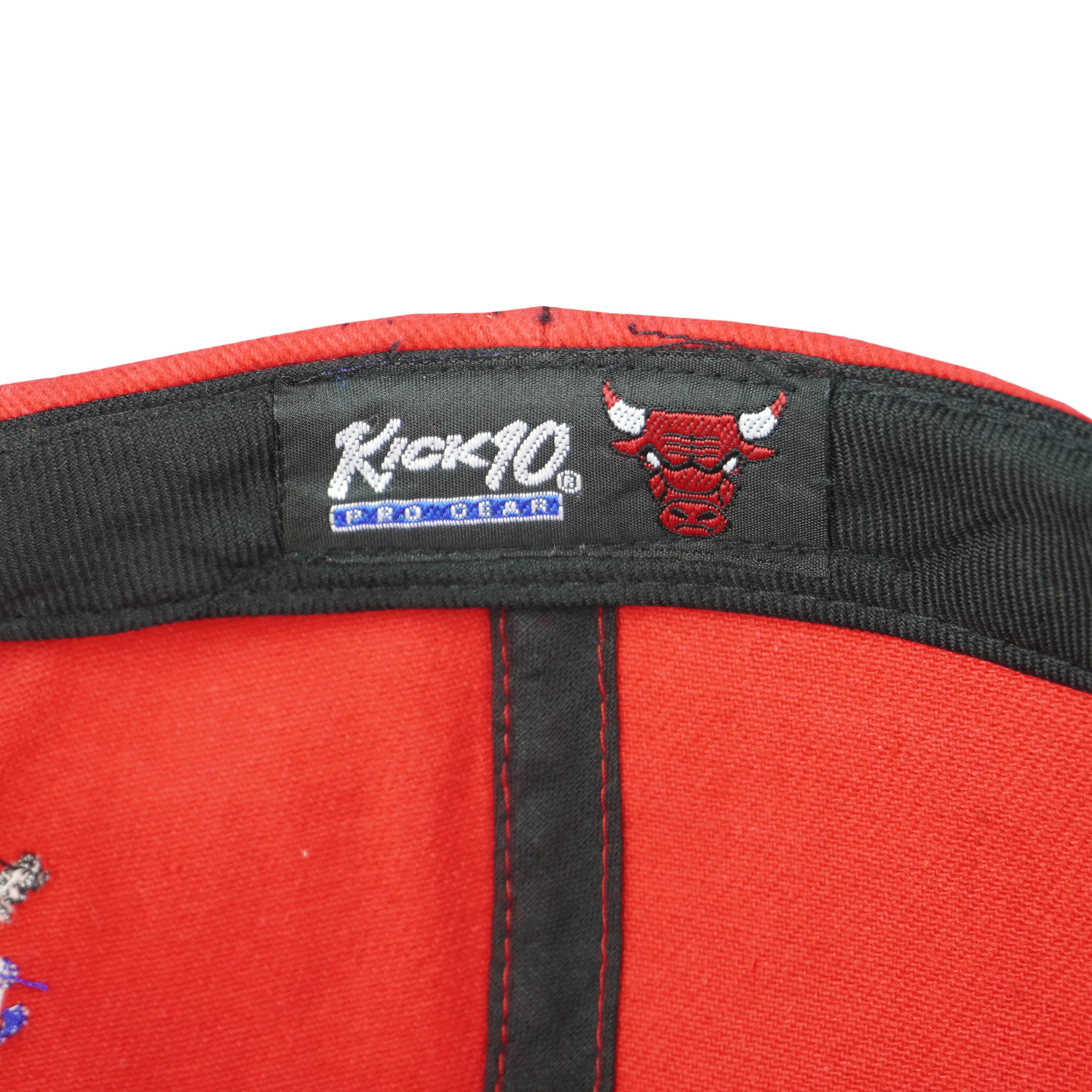 NBA (Kick 10) - Chicago Bulls Embroidered Hat 1990s OSFA - Image 5