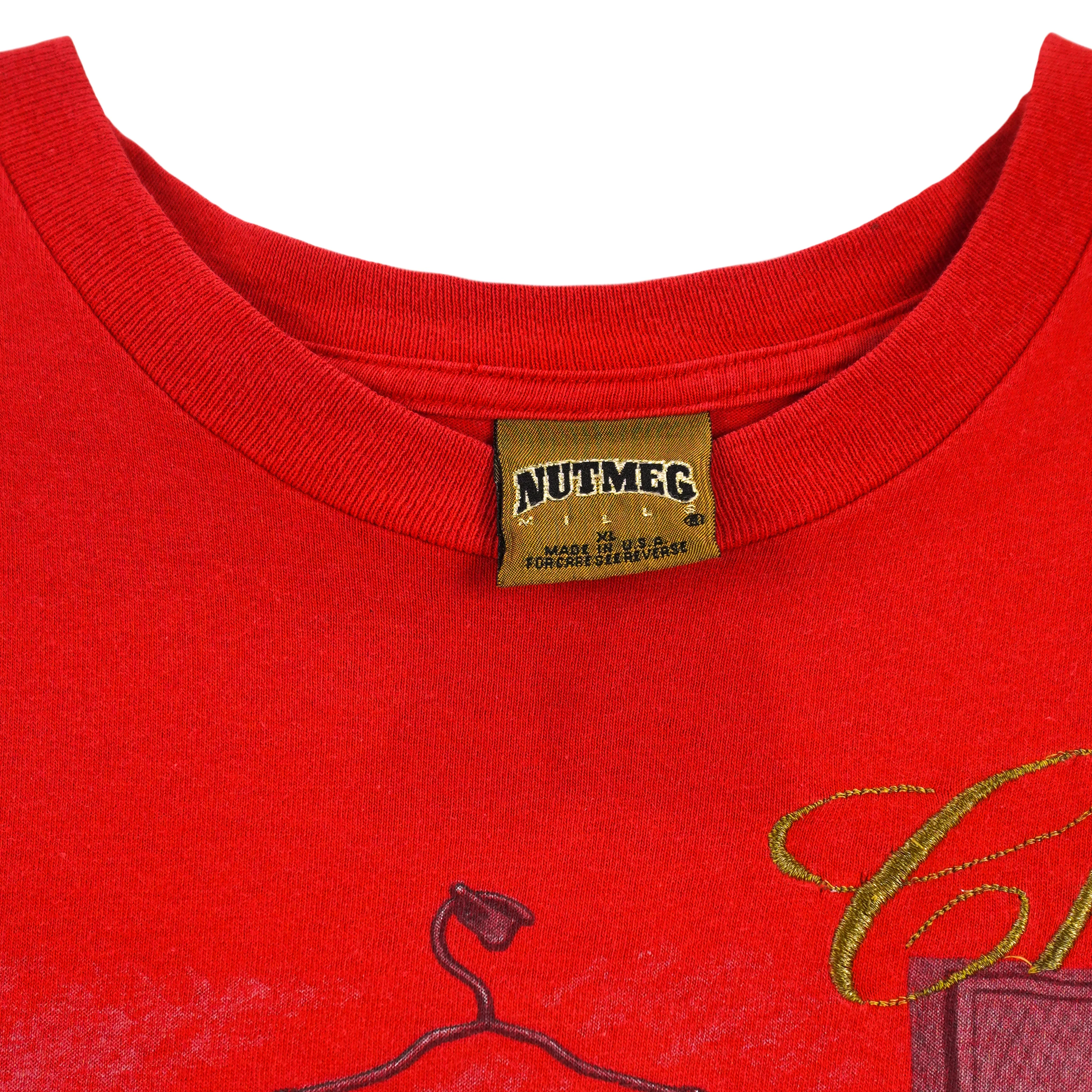 NBA (Nutmeg) - Chicago Bulls Michael Jordan Jersey Locker Room T-Shirt 1990s X-Large - Image 5