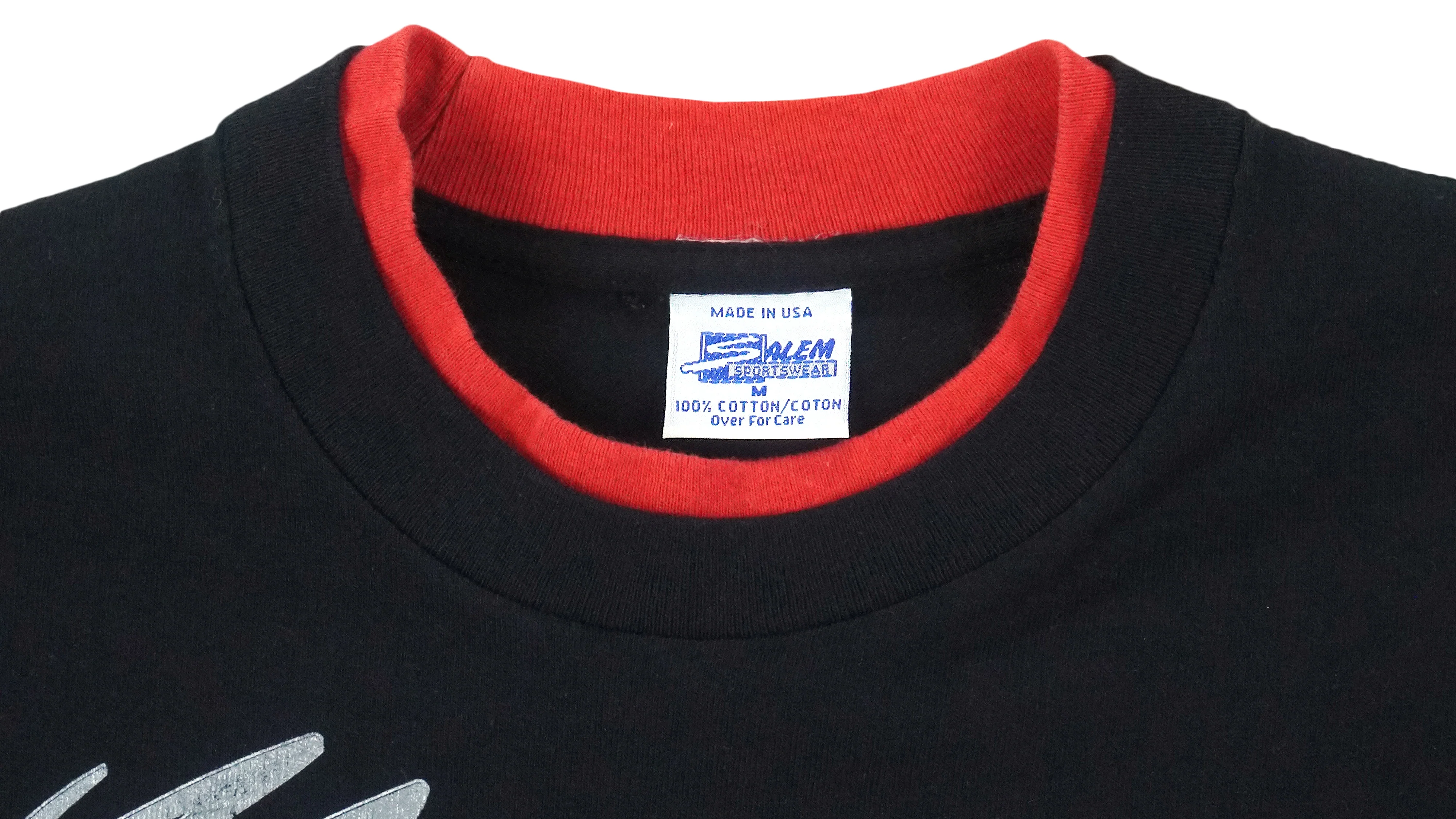 NBA (Salem) - Chicago Bulls World Champs Roll Em Ups T-Shirt 1992 Medium - Image 3
