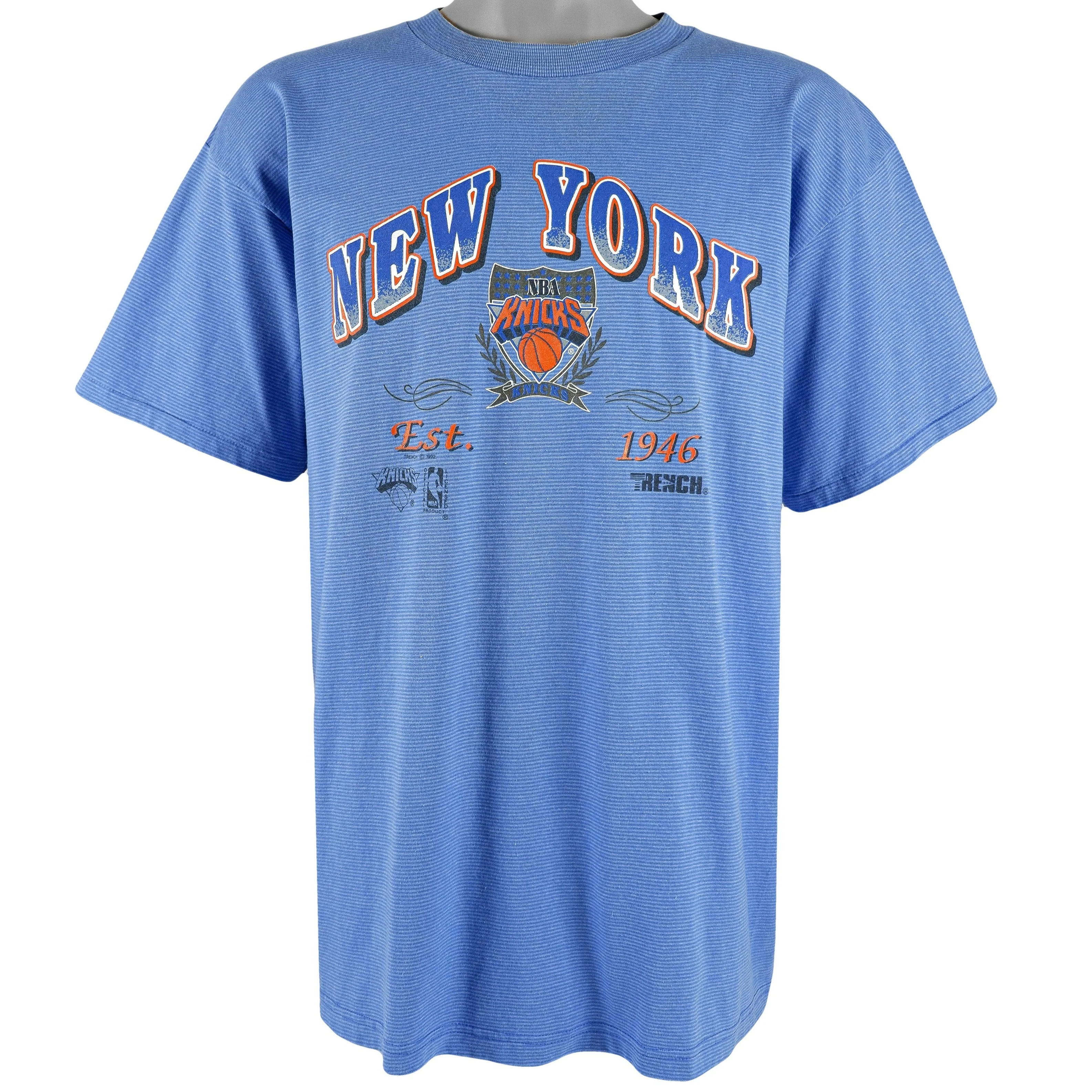 NBA (Trench) - New York Knicks Spell-Out T-Shirt 1992 X-Large