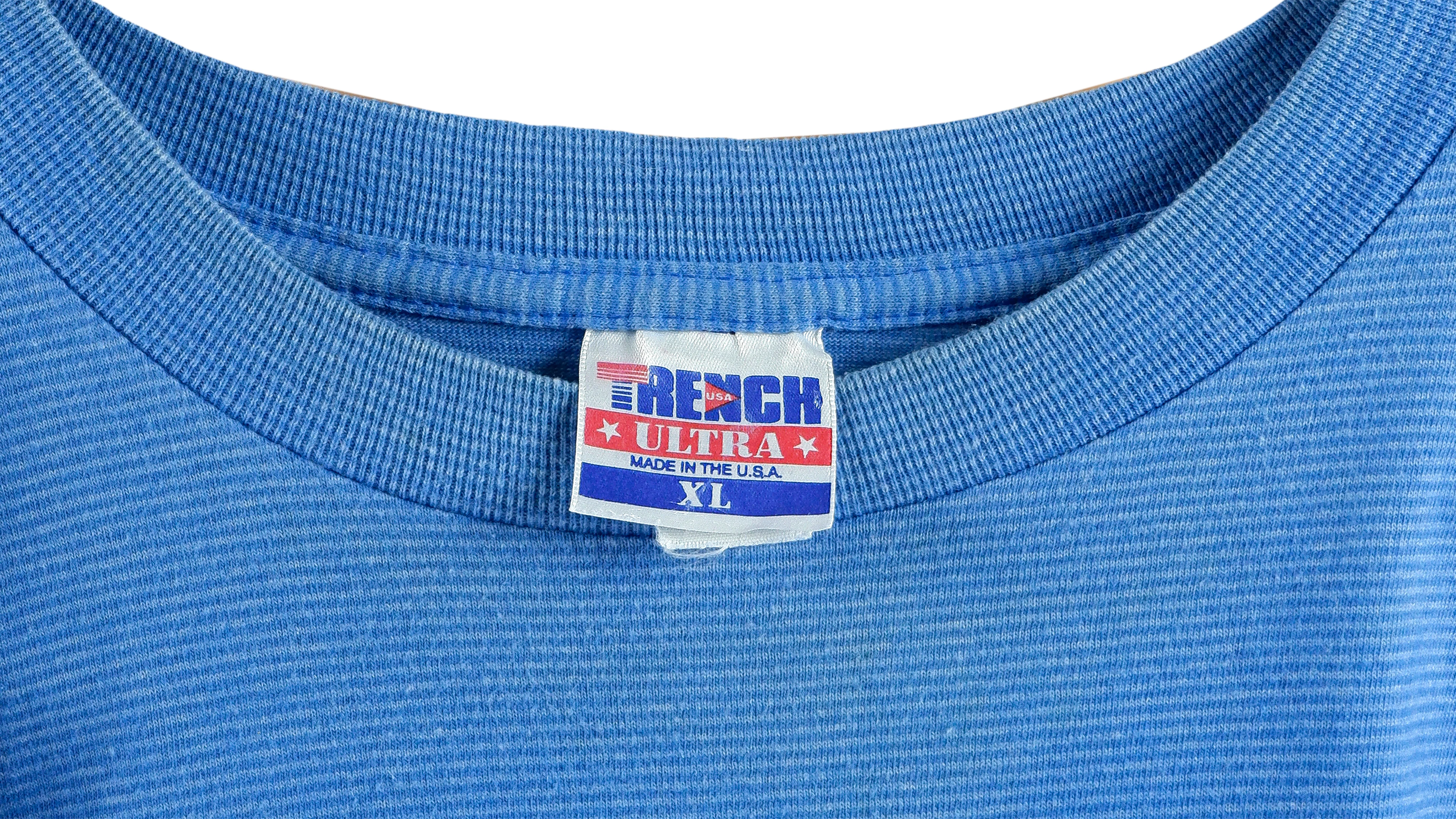 NBA (Trench) - New York Knicks Spell-Out T-Shirt 1992 X-Large - Image 4