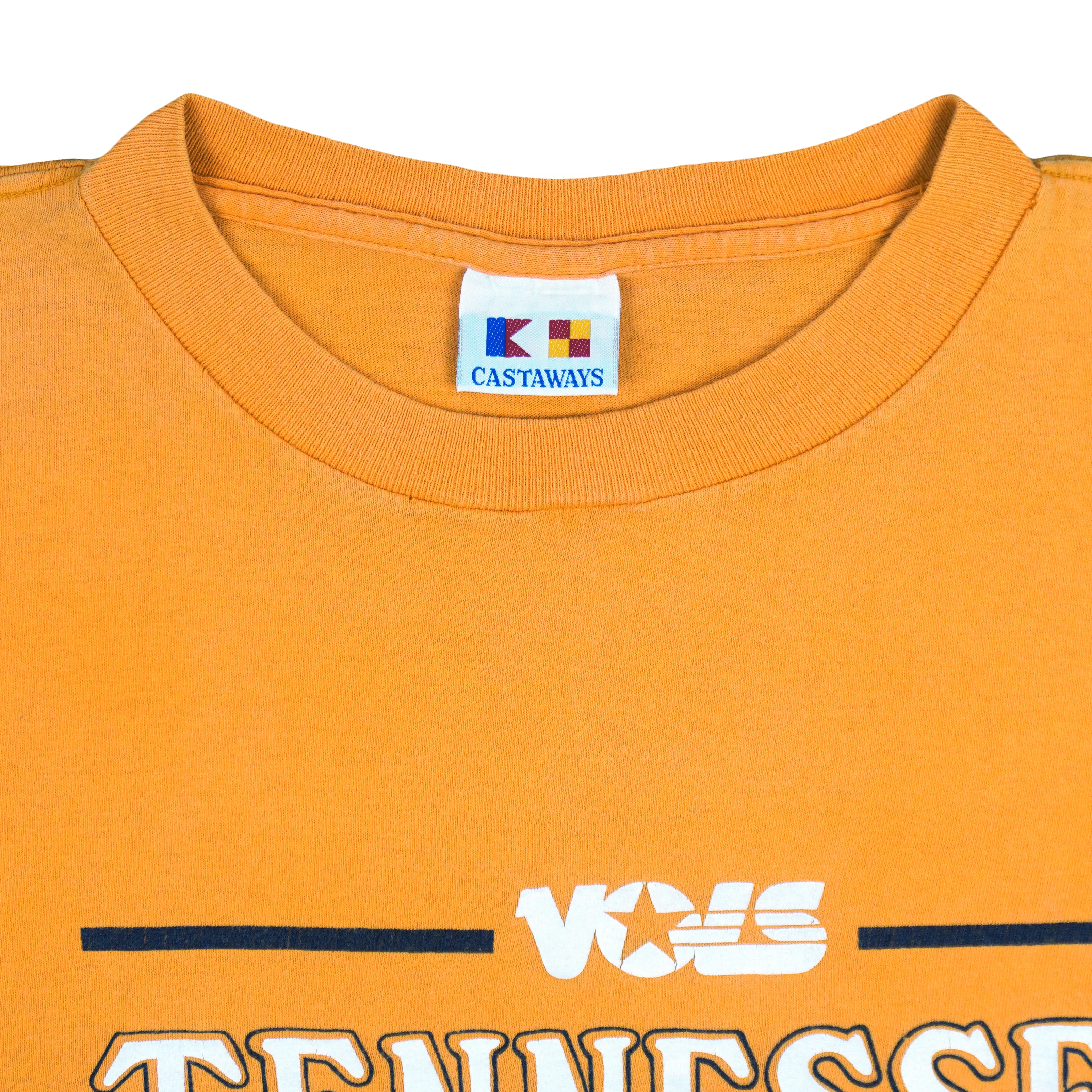 NCAA (Castaways) - Tennessee Volunteers Helmets T-Shirt 1990s X-Large - Image 4