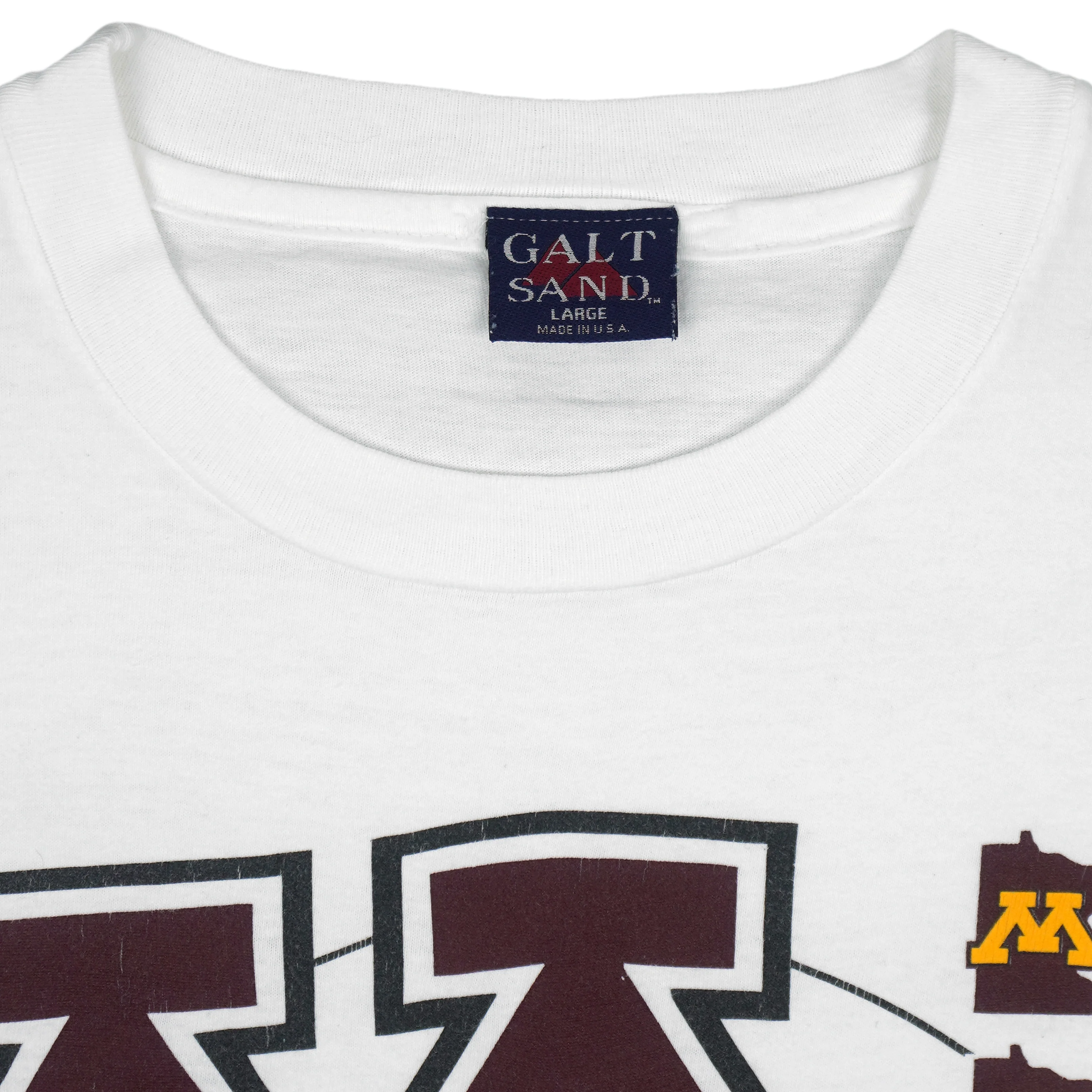 NCAA (Galt Sand) - Minnesota Golden Gophers Single Stitch T-Shirt 1990s Large - Image 5