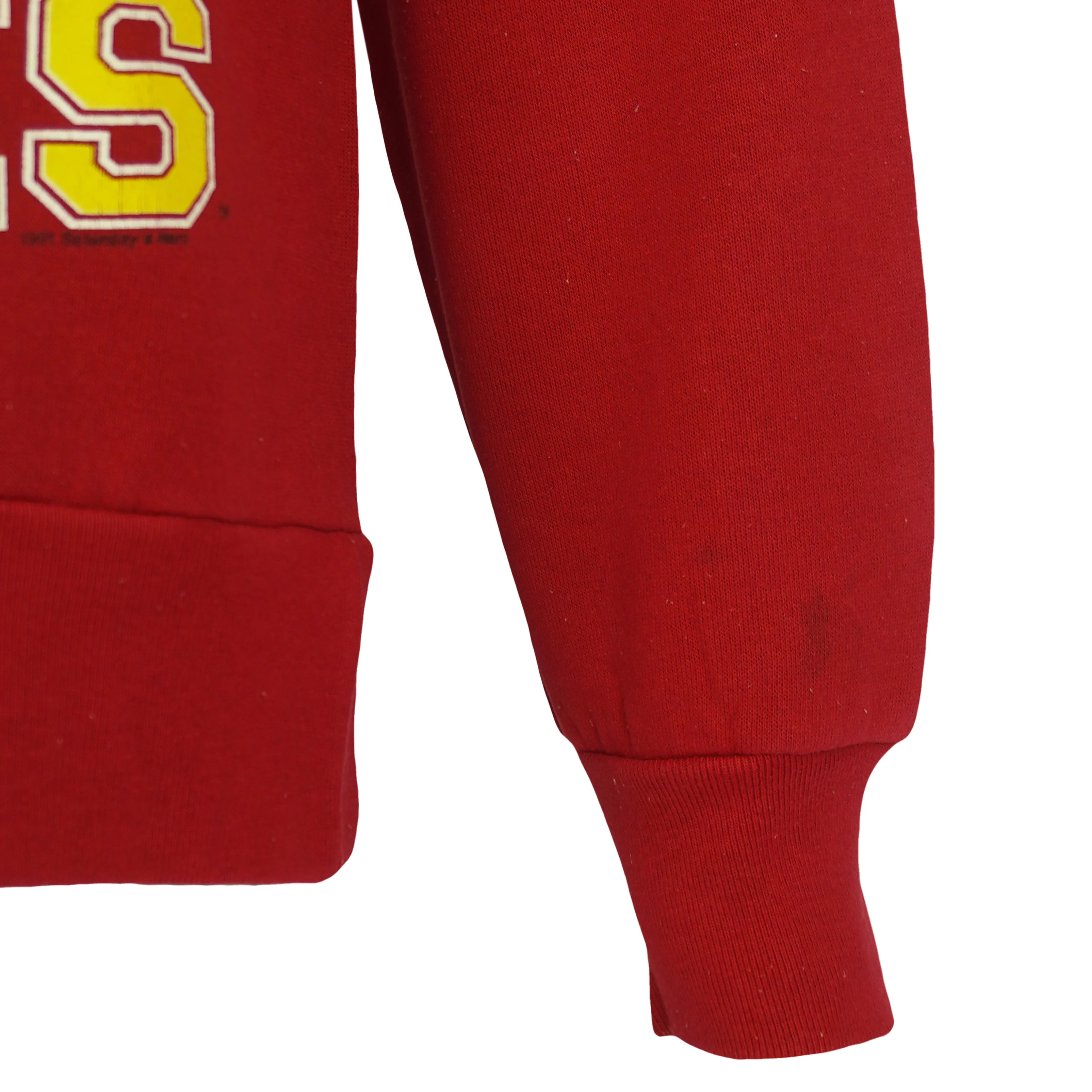 NCAA - Iowa State Cyclones Football Crew Neck Sweatshirt 1991 Medium - Image 3
