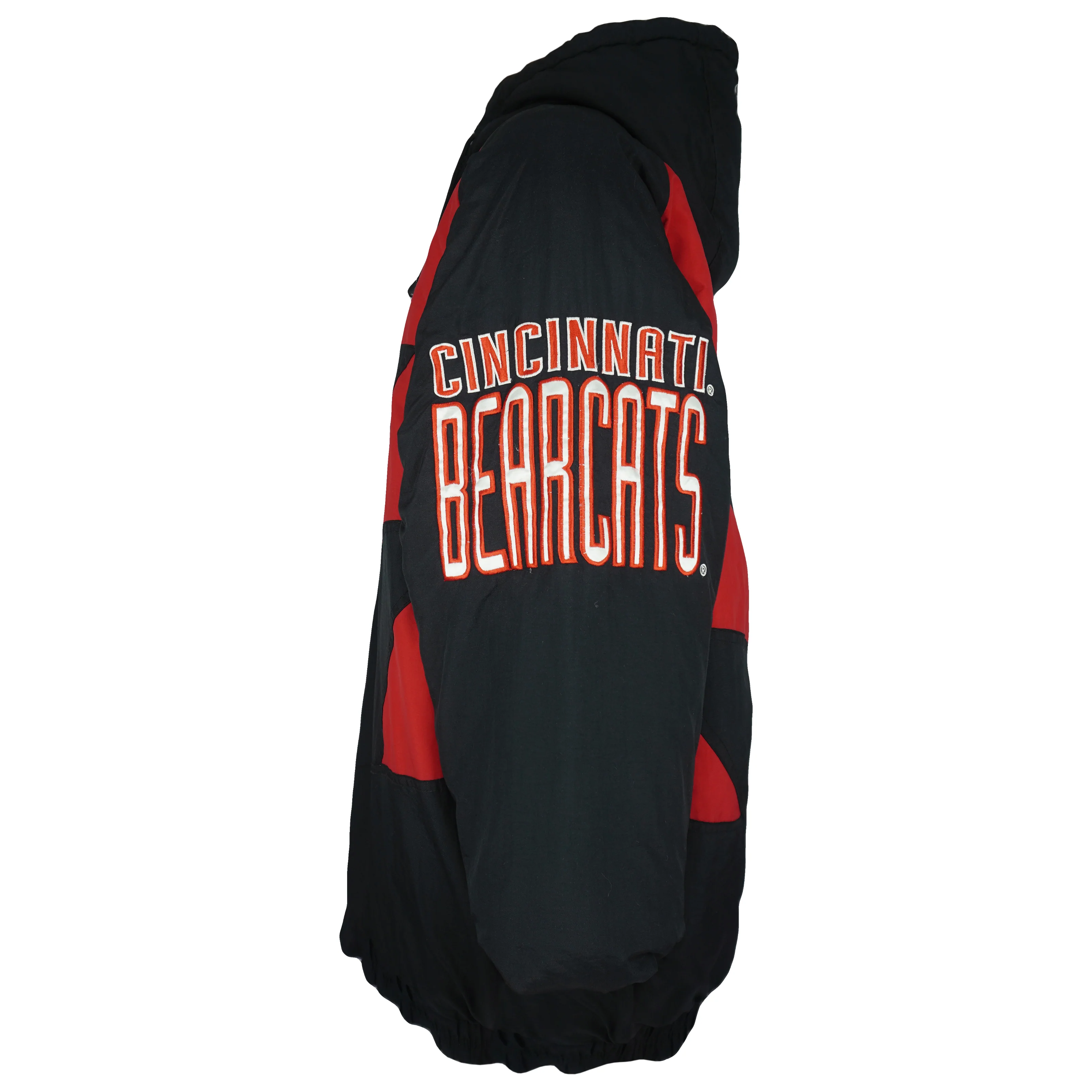 NCAA (Logo Athletic) - Cincinnati Bearcats Shark Tooth Puffer Jacket 1990s X-Large - Image 3