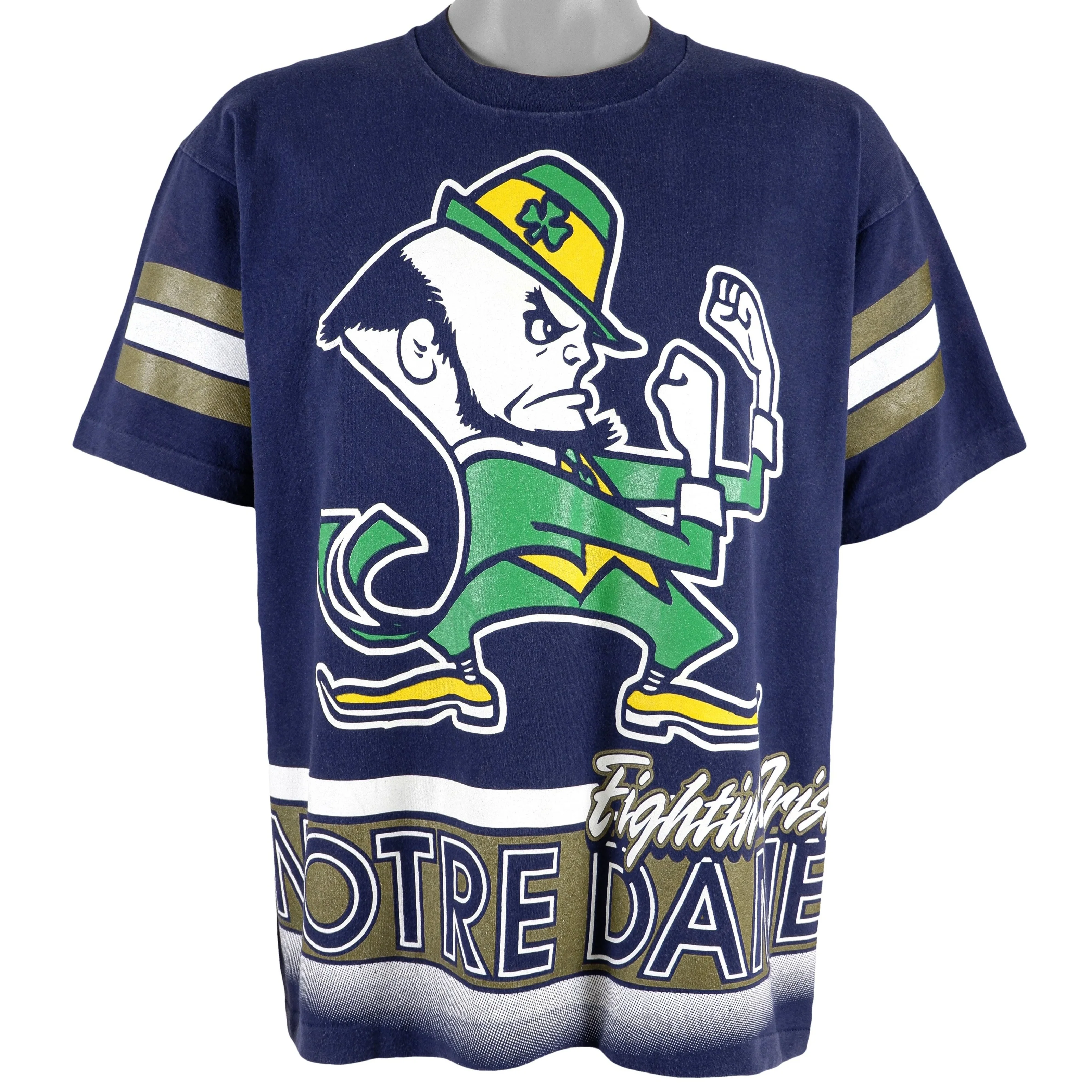 NCAA (Salem) - Notre Dame Fighting Irish Spell-Out T-Shirt 1990s Large