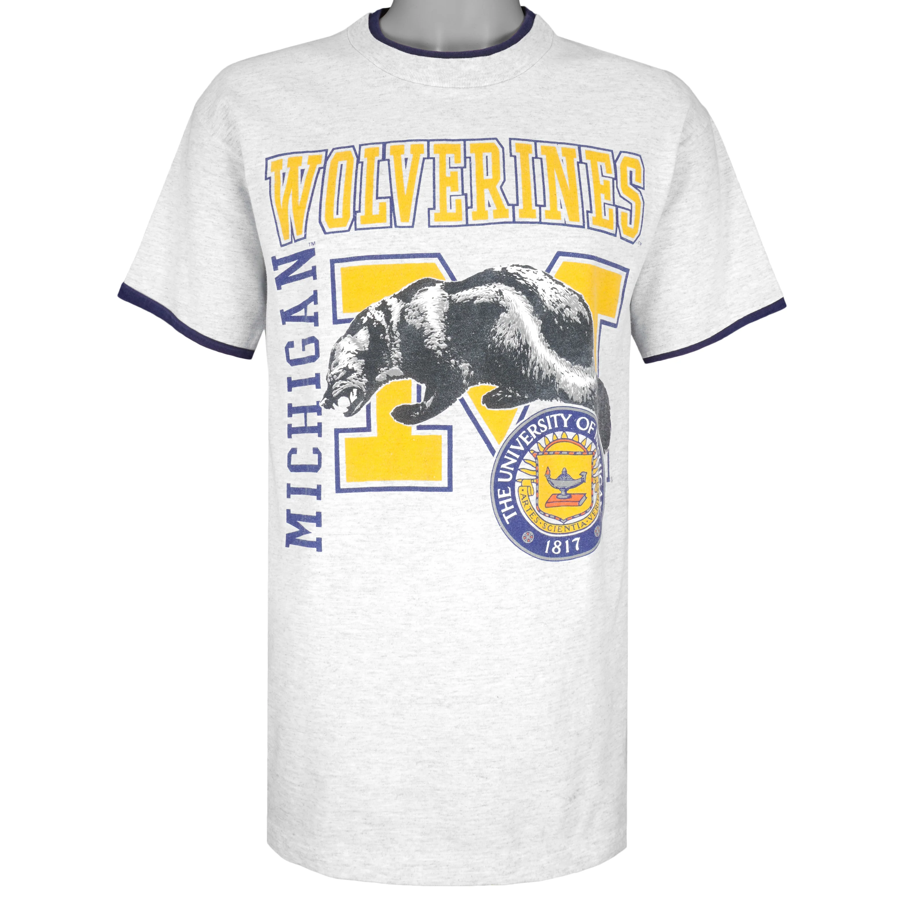 NCAA (Signal Sport) - Michigan Wolverines T-Shirt 1990s Large