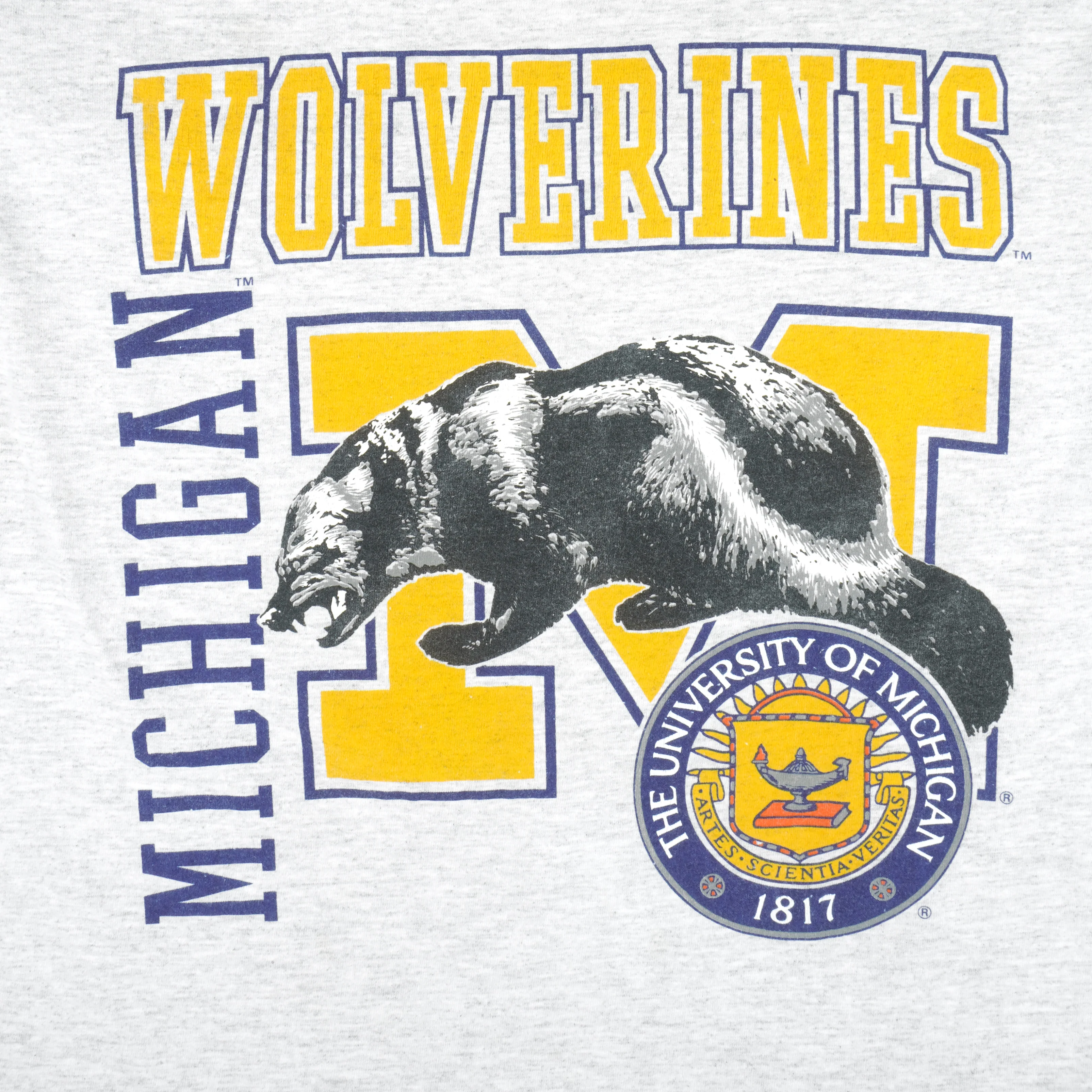NCAA (Signal Sport) - Michigan Wolverines T-Shirt 1990s Large - Image 3