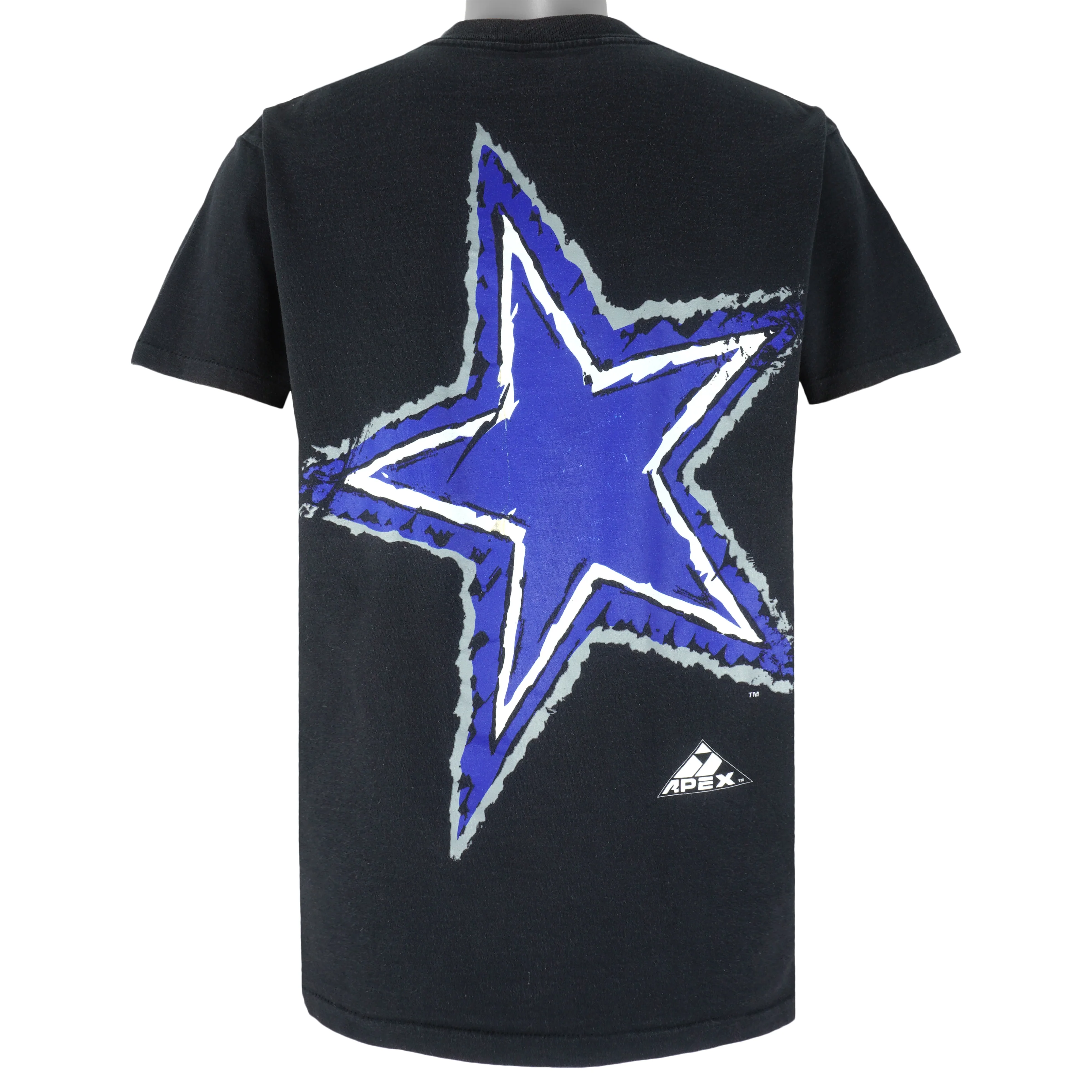 NFL (Apex One) - Dallas Cowboys Big Logo T-Shirt 1990s Medium - Image 2