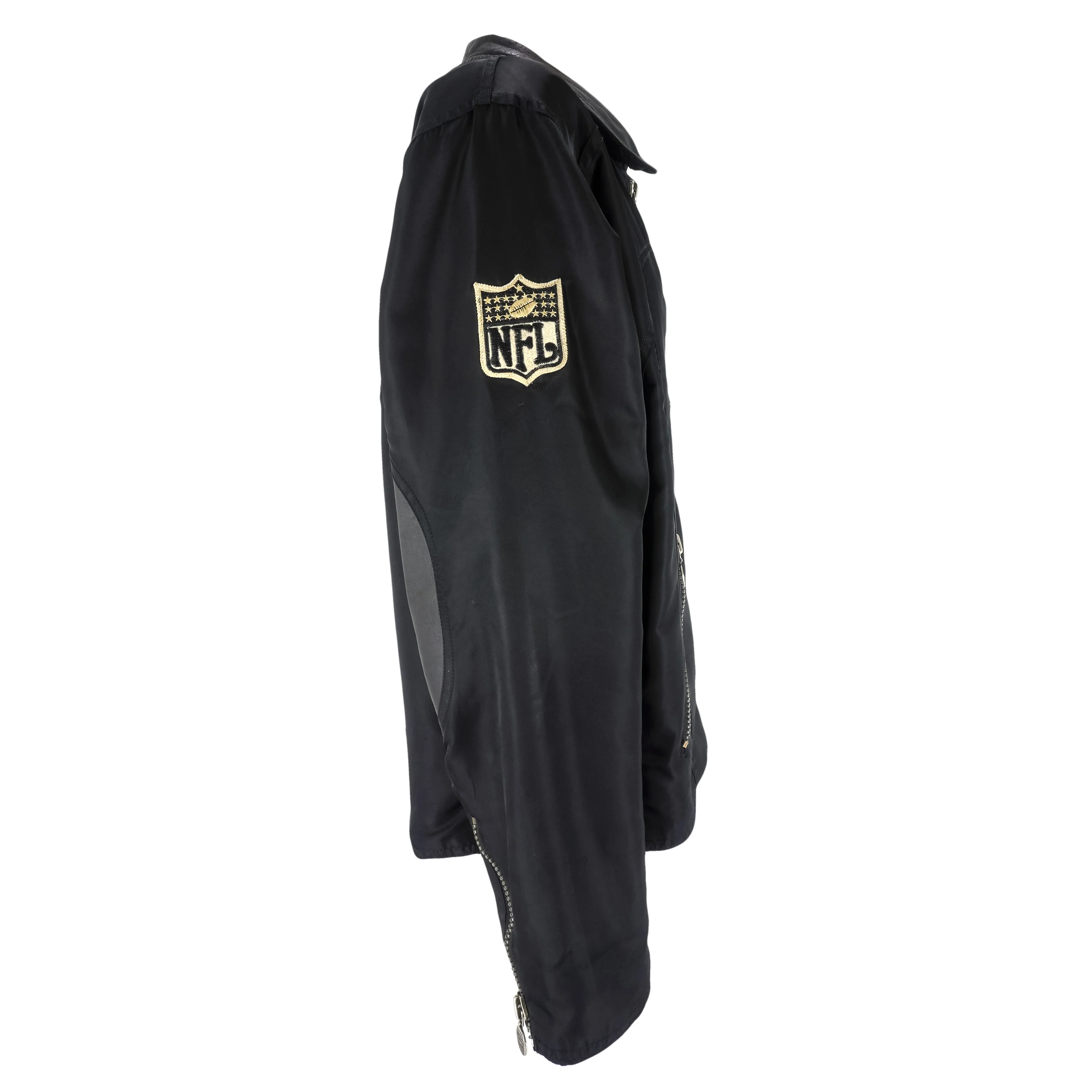 NFL (Campri Teamline) - Los Angeles Raiders Zip Up Jacket 1990s Large - Image 3