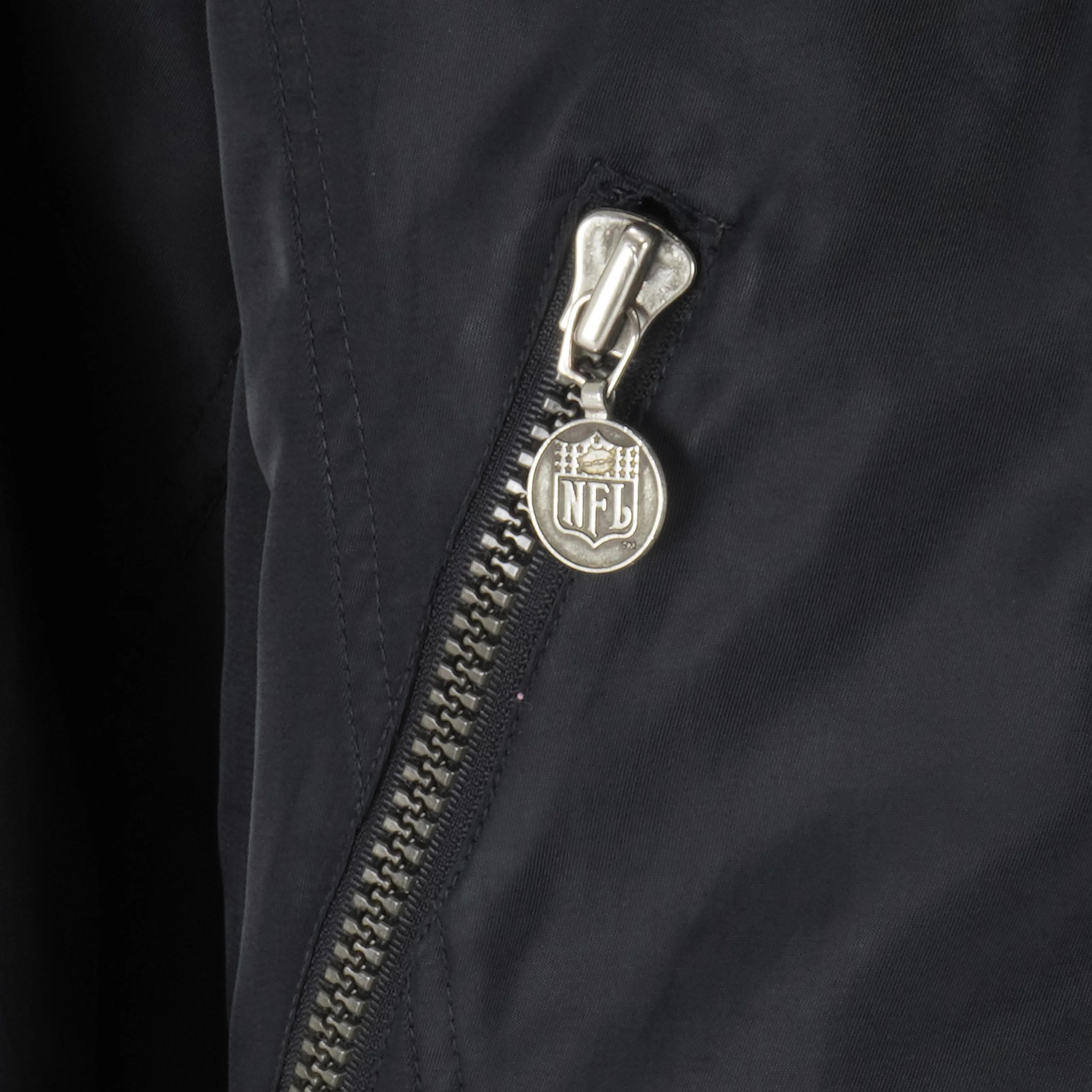 NFL (Campri Teamline) - Los Angeles Raiders Zip Up Jacket 1990s Large - Image 5
